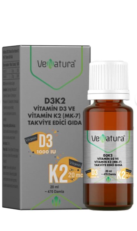 Venatura D3 K2 Damla 20 ml -