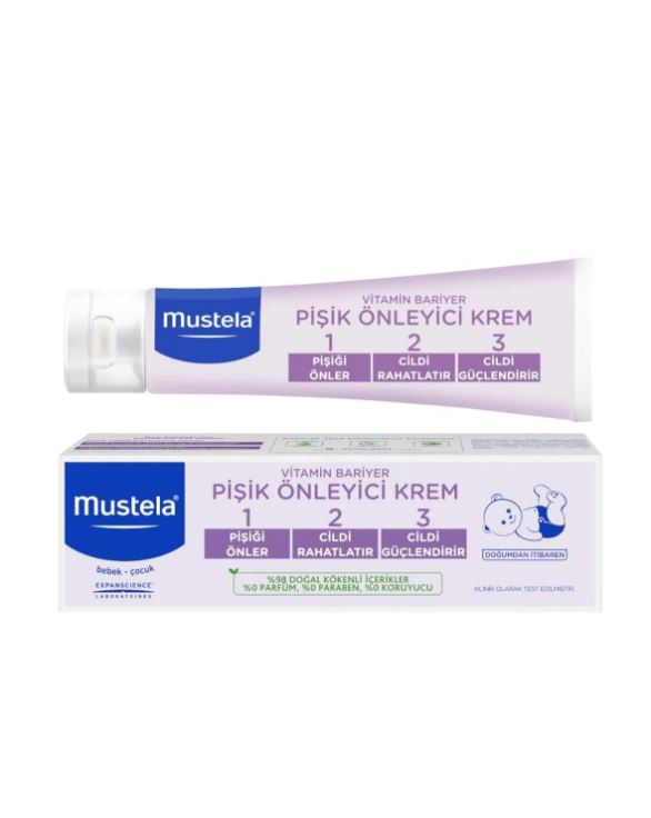 Mustela Vitamin Barrier 1.2.3 Pişik Kremi 100 ml
