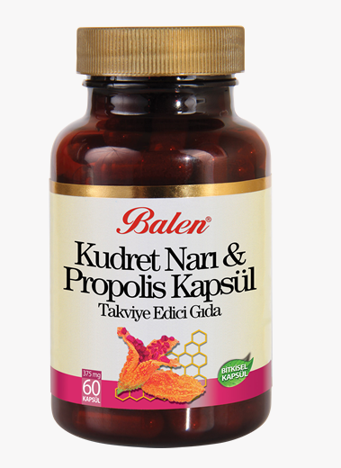 Balen Kudret Narı & Propolis Kapsül Takviye Edici Gıda