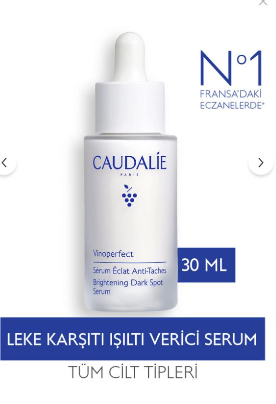 Caudalie Vinoperfect Leke Karşıtı ve Işıltı Verici Serum 30 ml