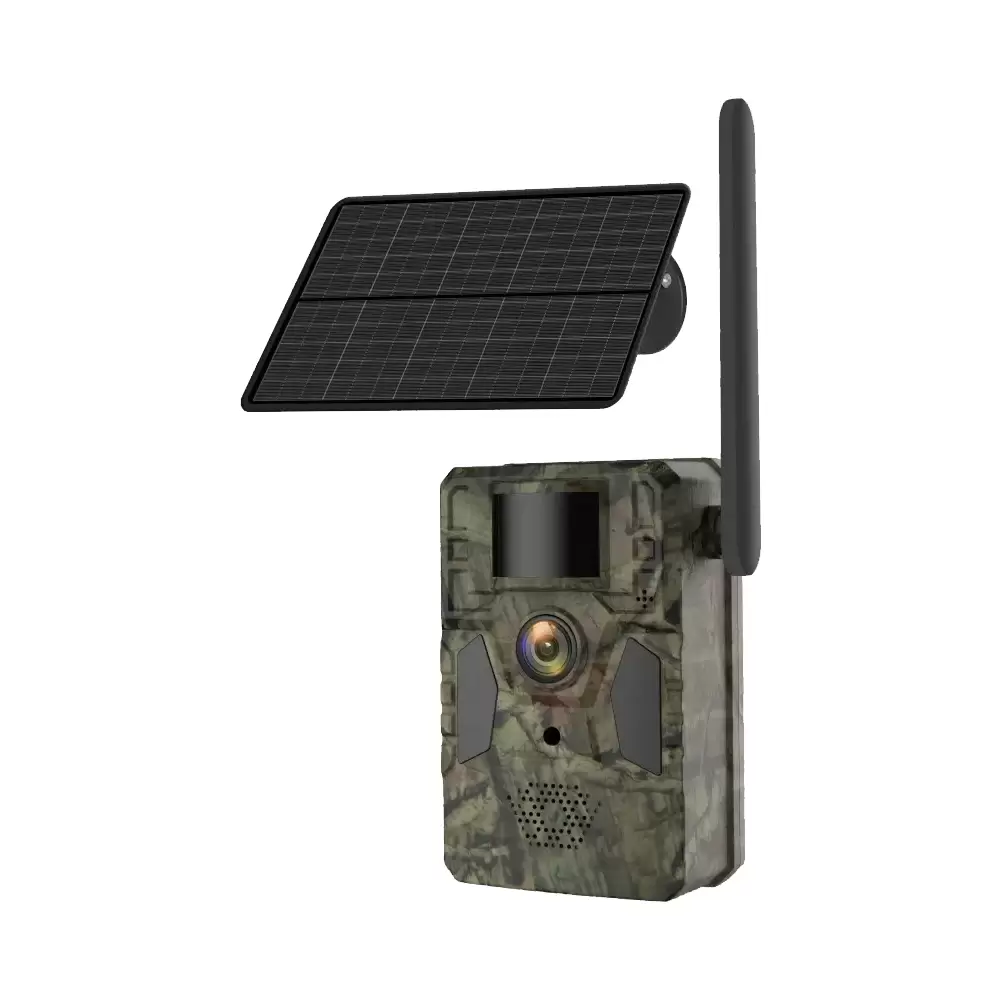 inox 4 MP Full HD 4G Solar Sim Kartlı GPRS+ Black Led Fotokapan IR IP Kamera