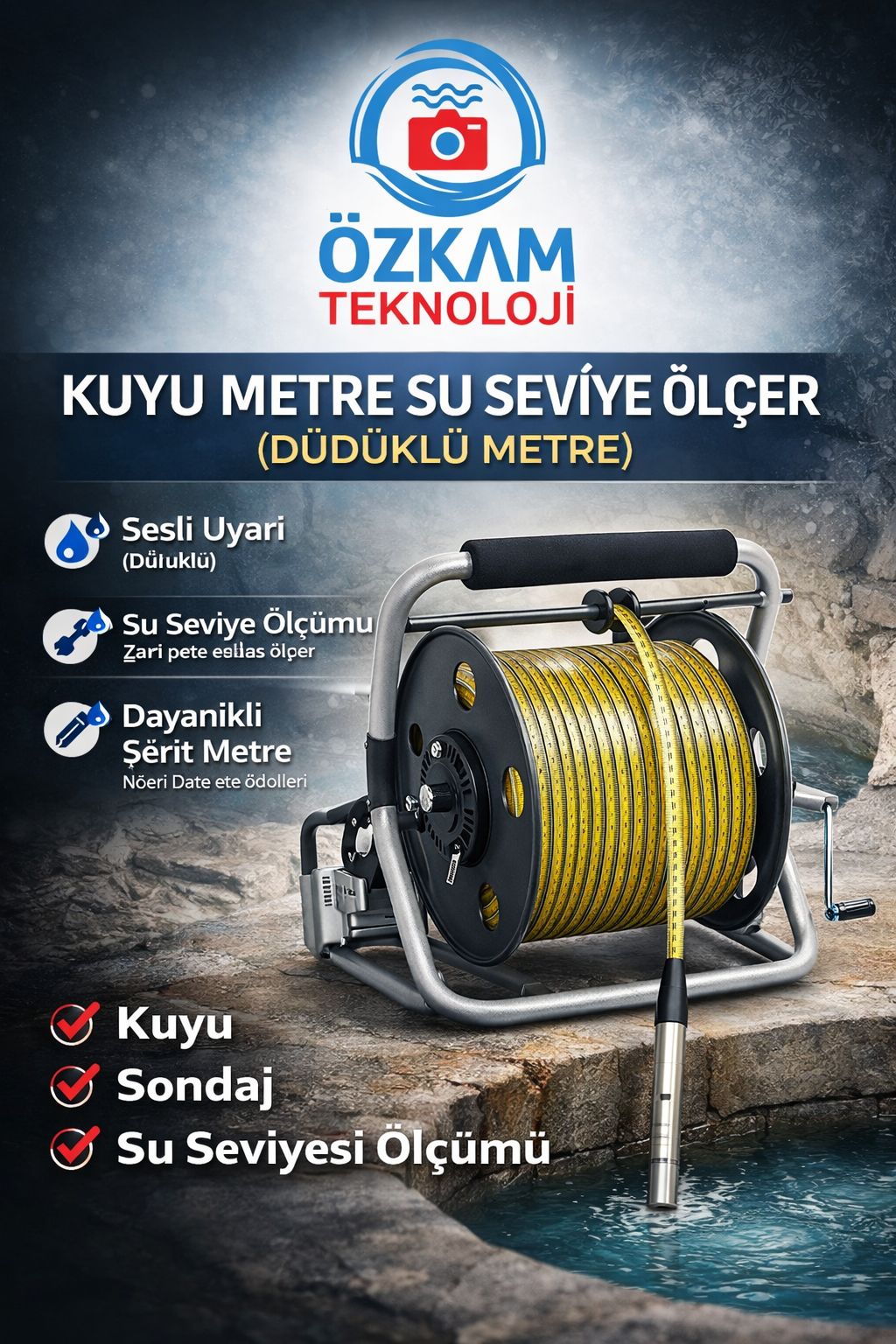 Düdükle Metre Su Seviye Ölçer