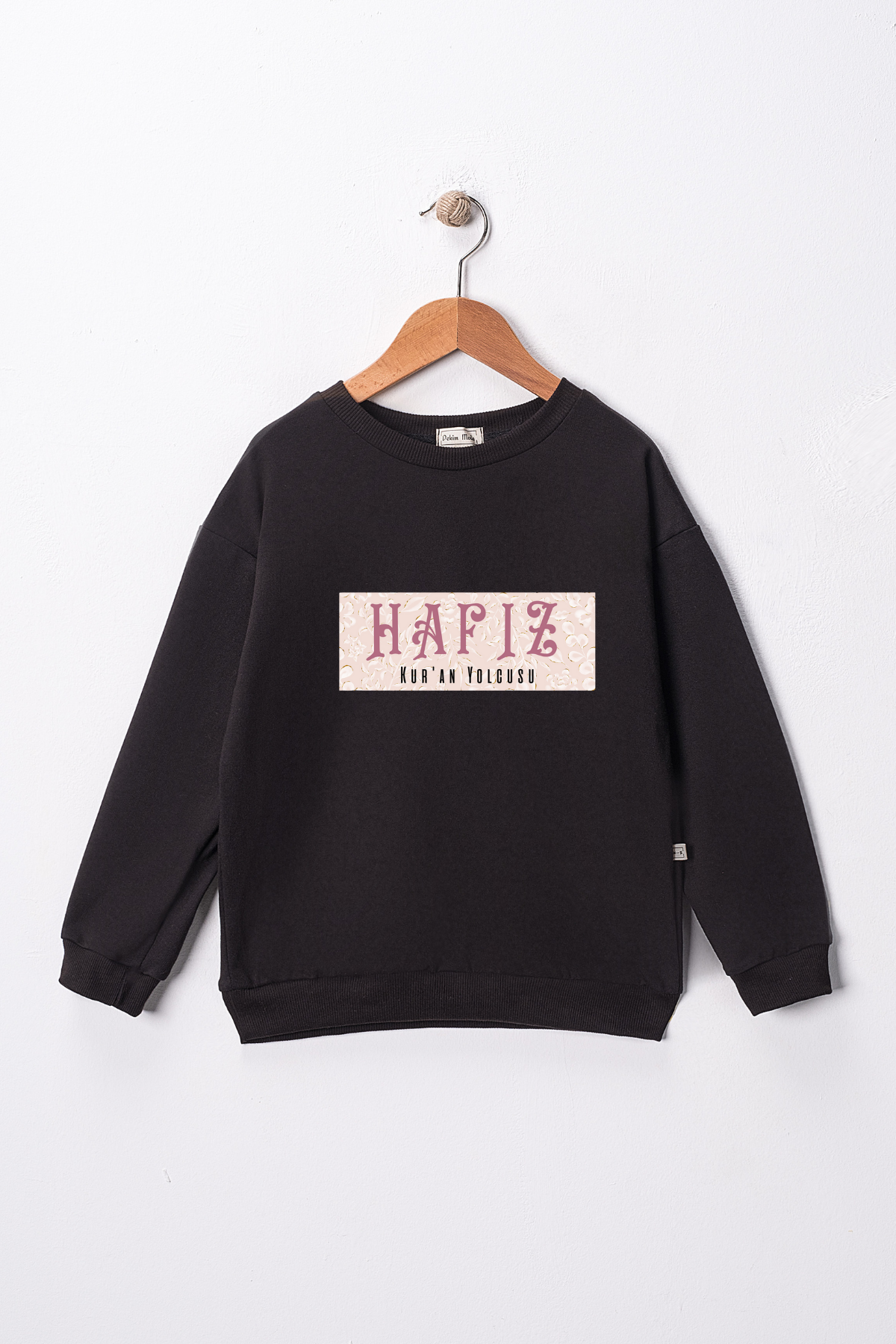 Kız Çocuk "Hafız Kuran Yolcusu" Baskılı Pamuklu Sweat