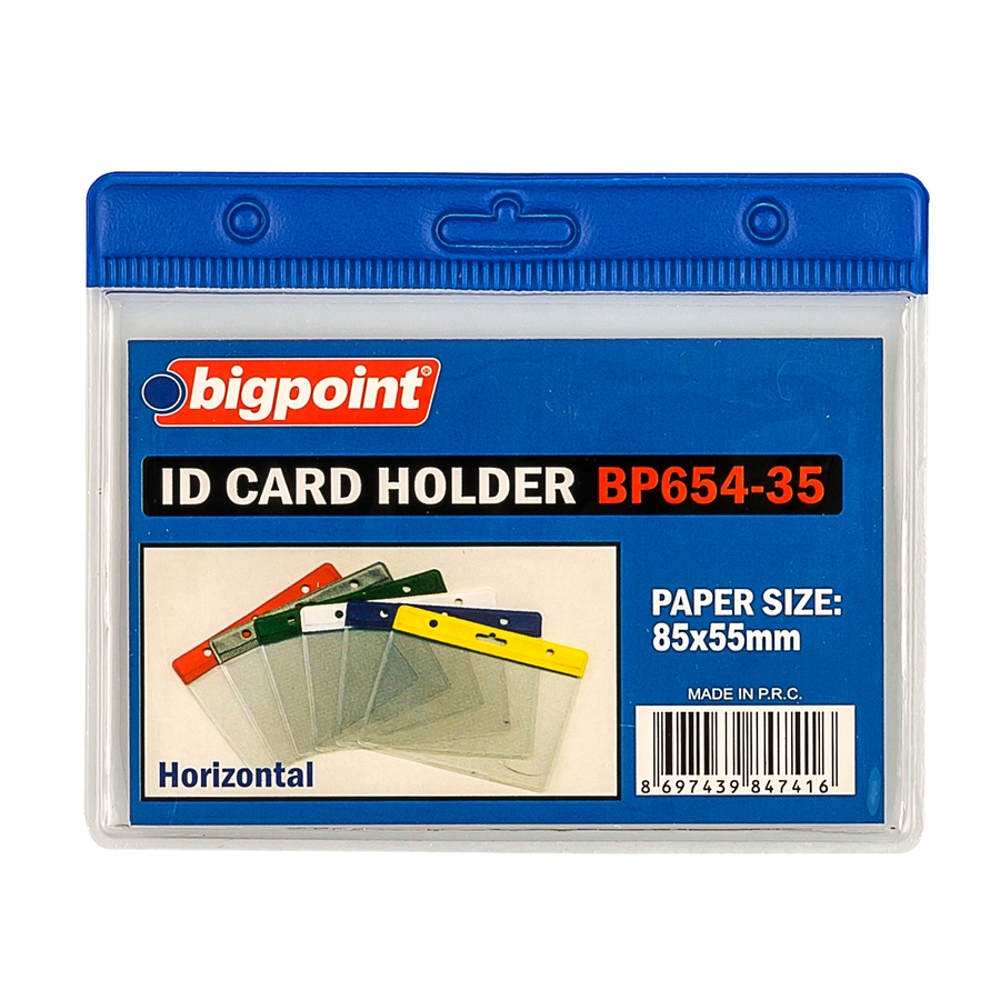 Bigpoint Kart Poşeti Yatay Mavi 85x55mm BP654-35