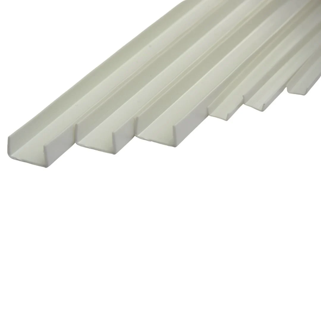Plastik U Profil Çıta 4X2 MM 50CM 5 ADET