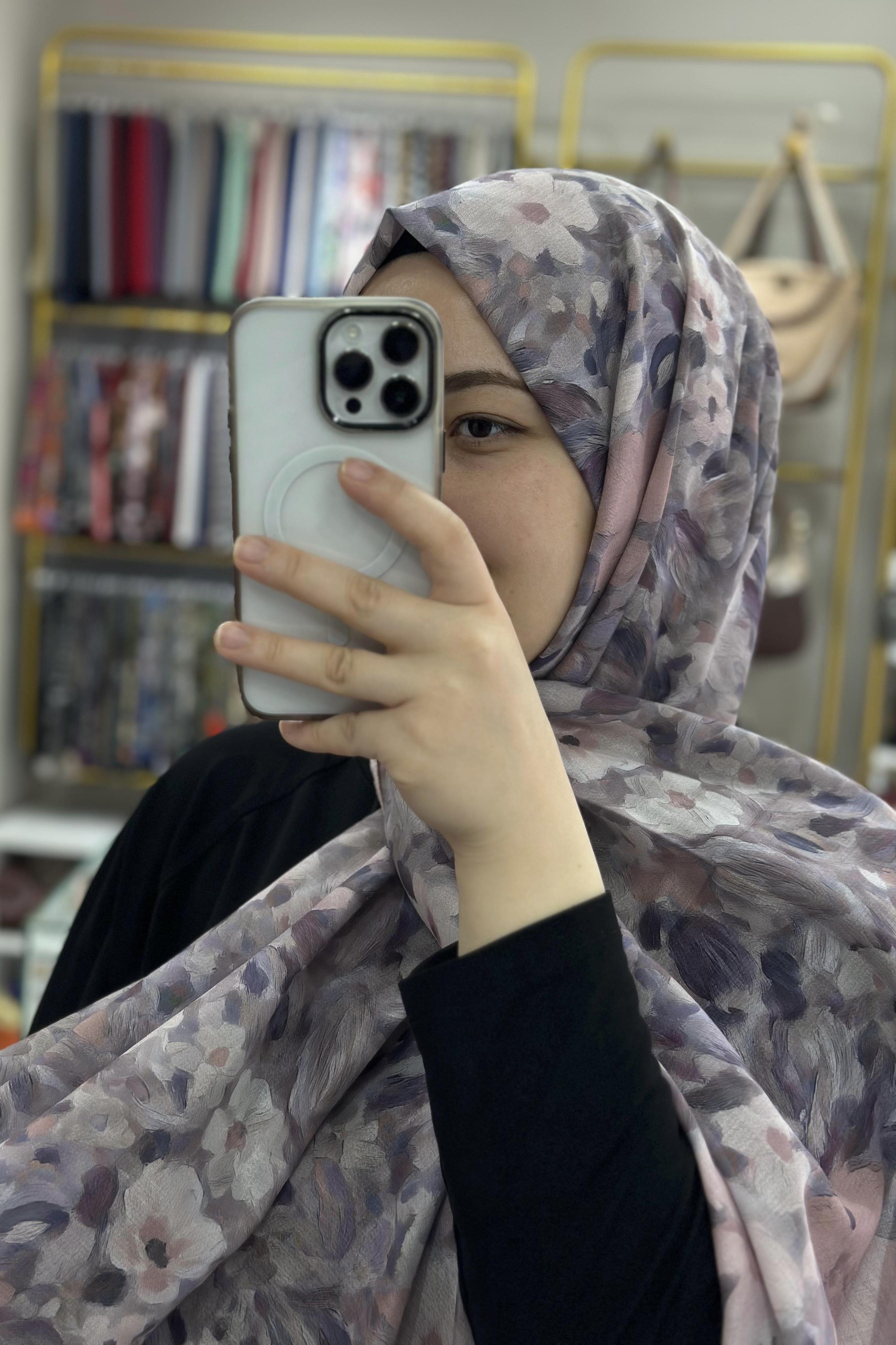 Mor-Pembe Desenli Soft Şql