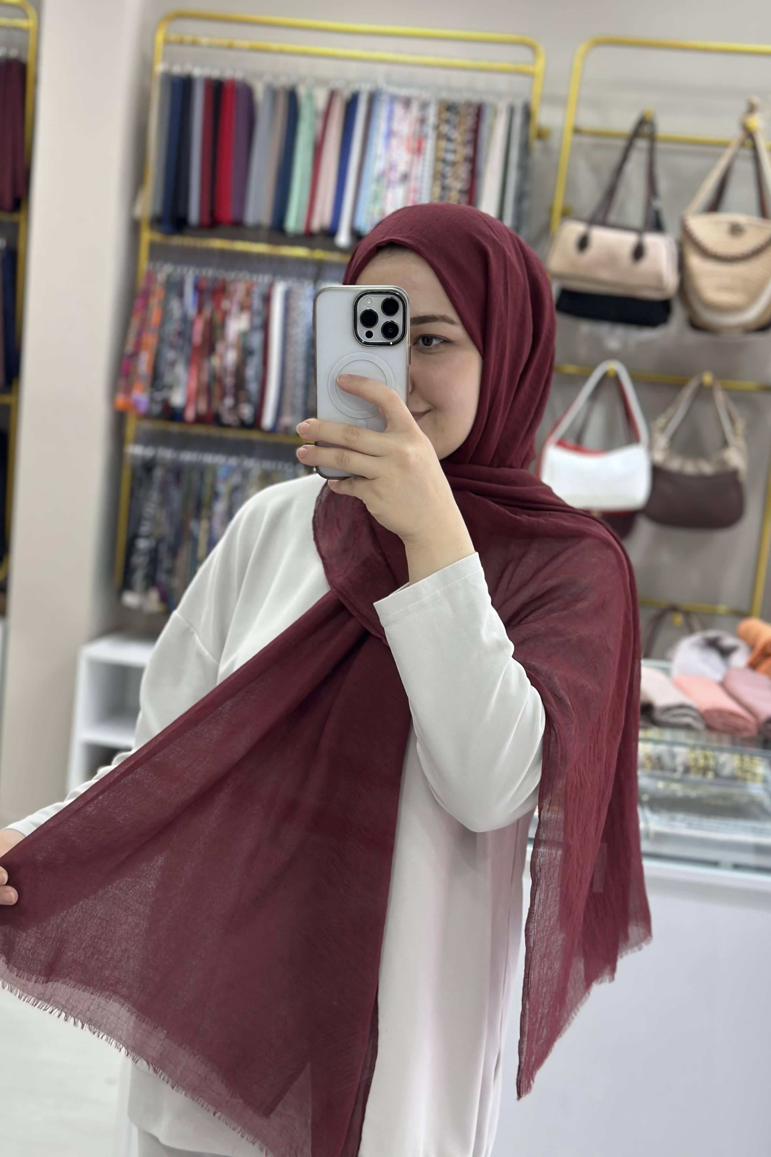 Bordo Comfort Şal