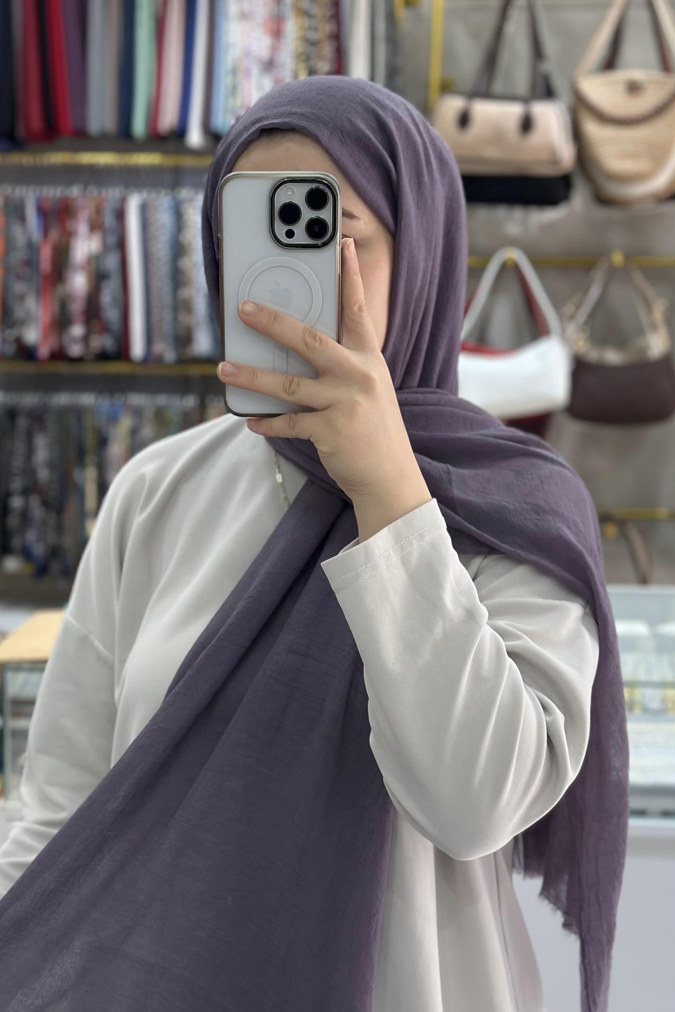 Mor Comfort Şal