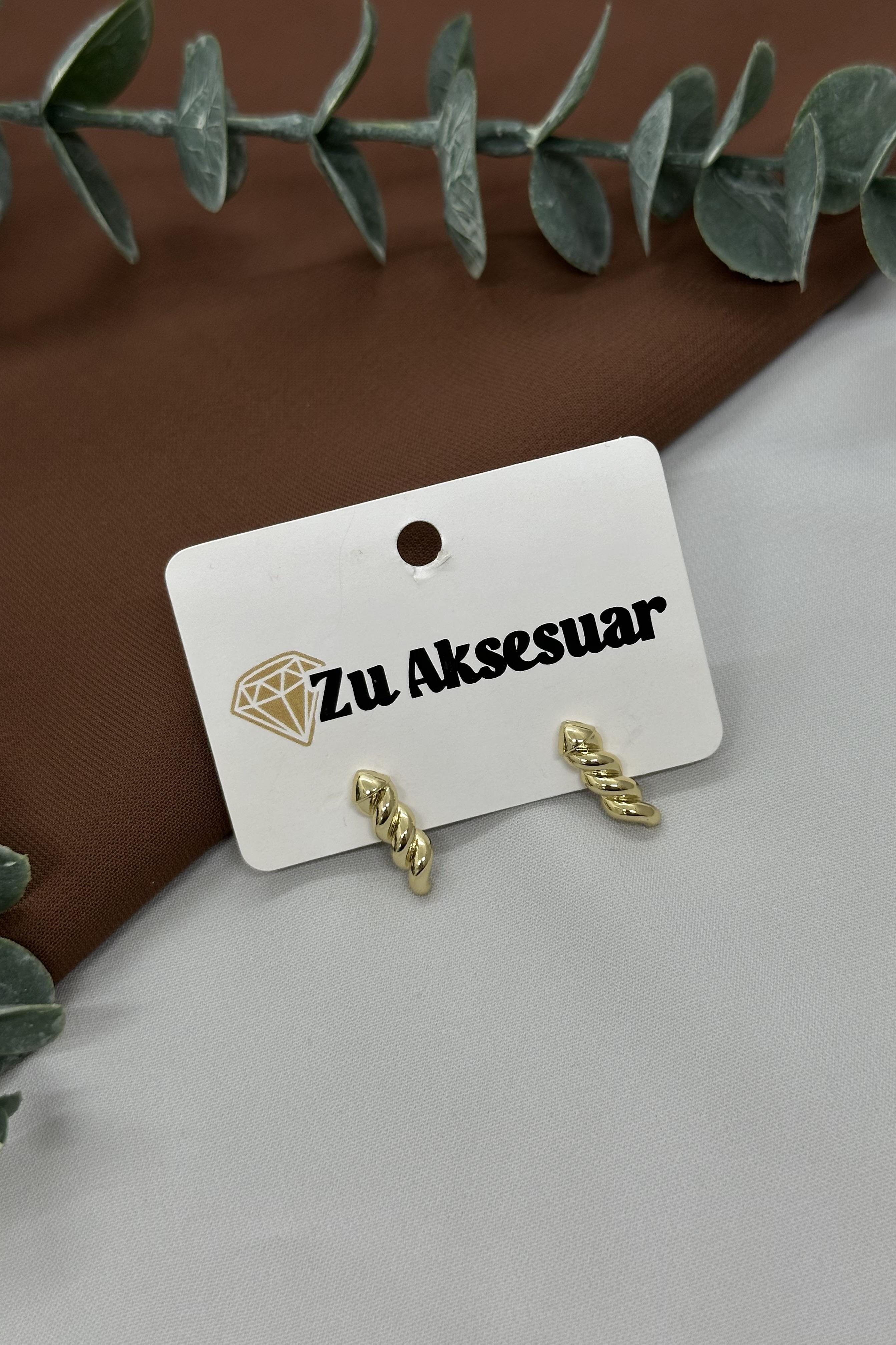 Sırma Model Gold Vıp Küpe