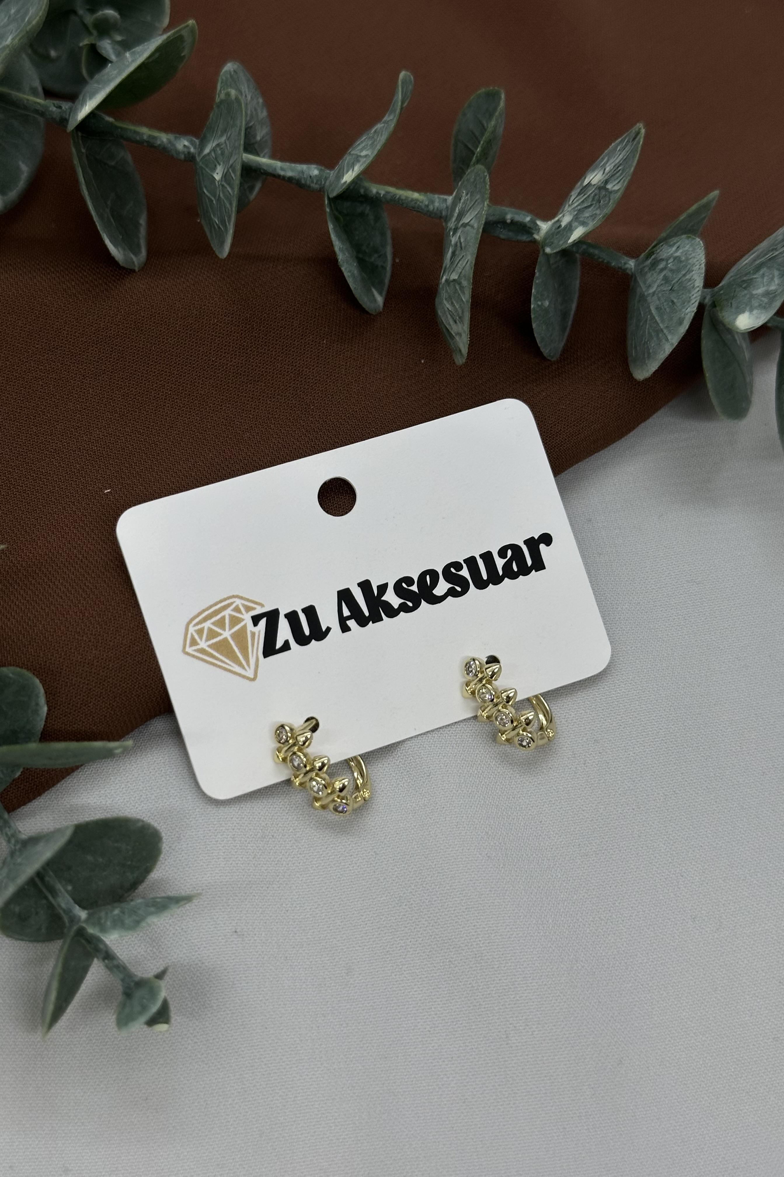 Gold Halka Vıp Küpe