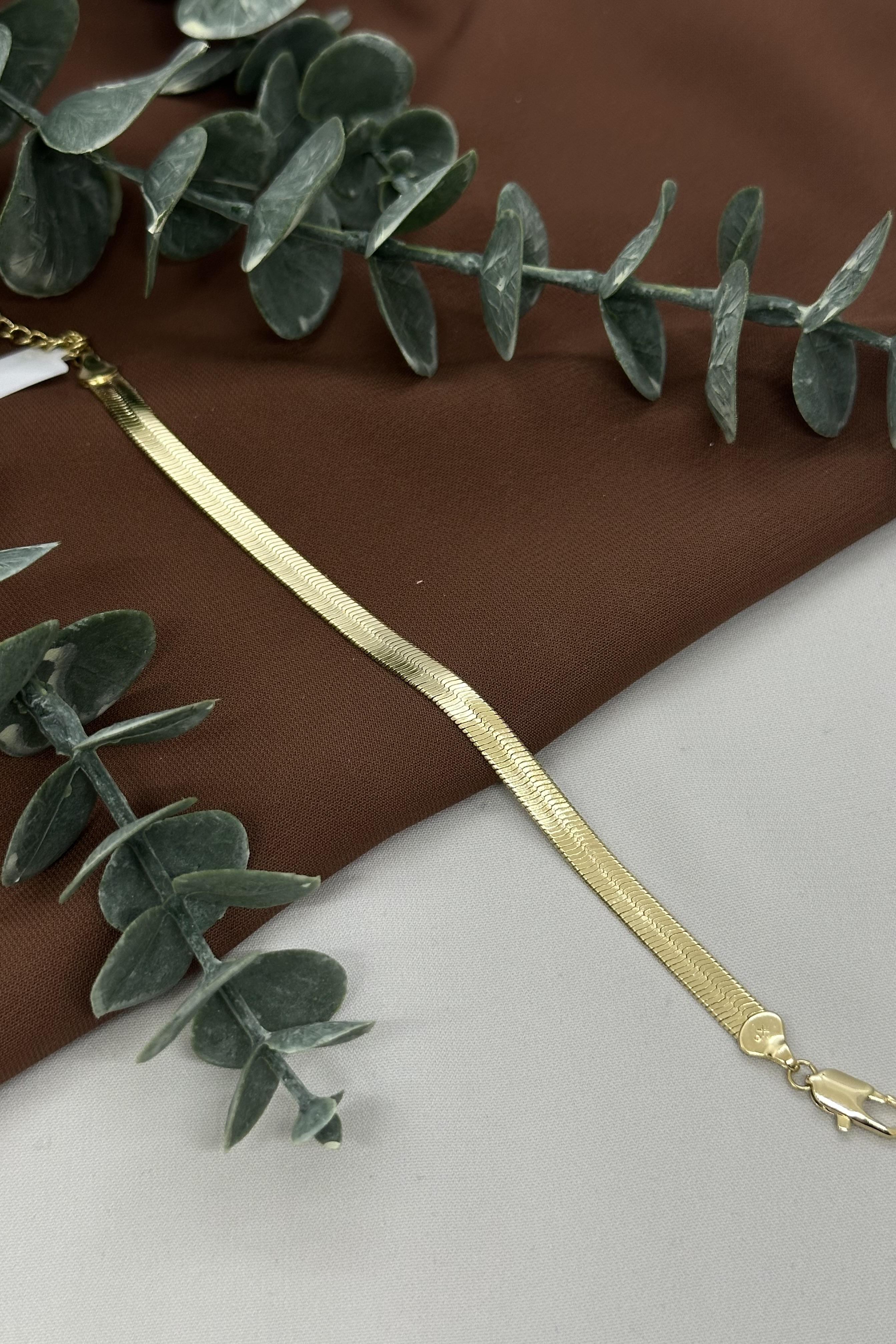 İtalyan Zincir Gold Bileklik