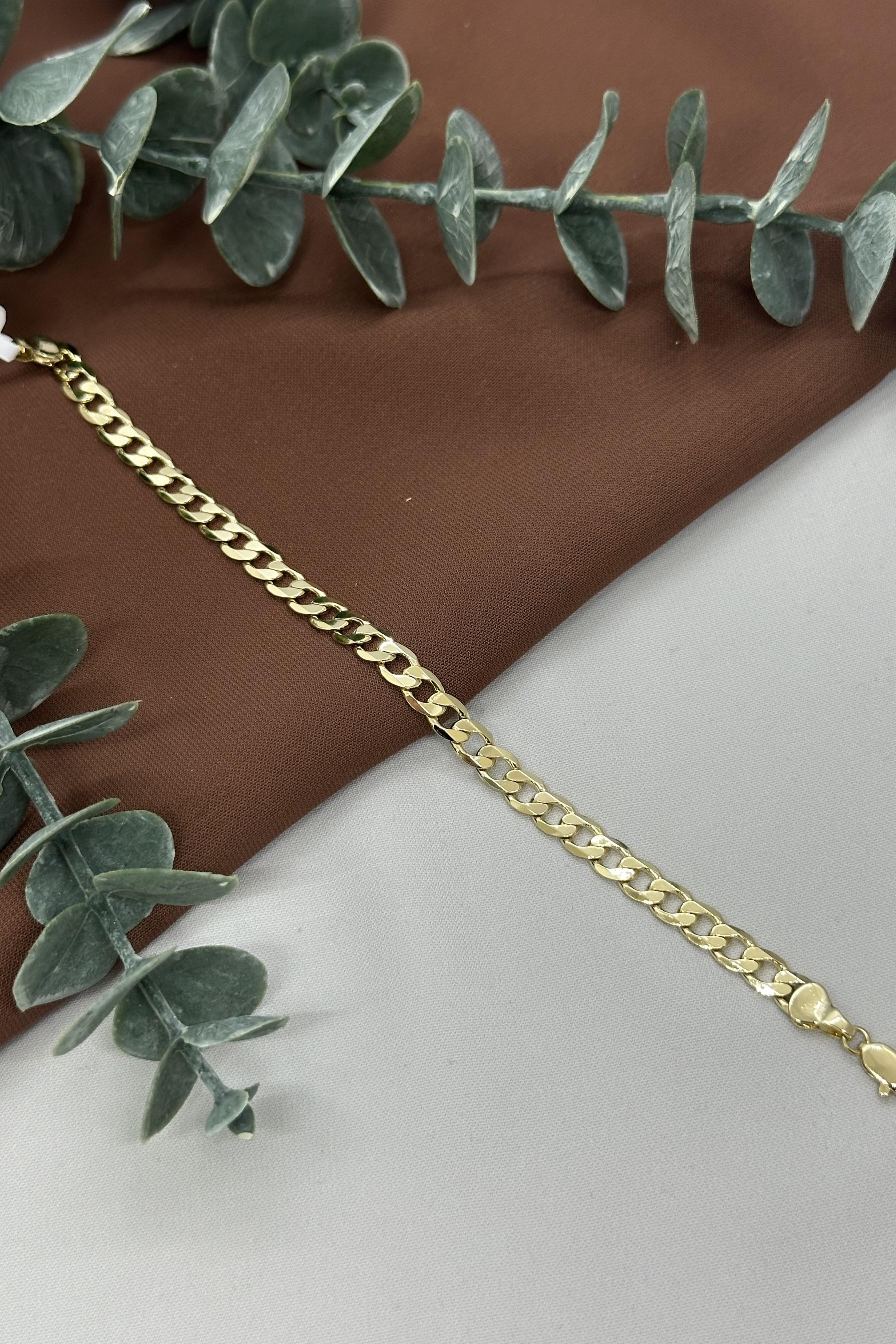 Halka Model Gold Vıp Bileklik