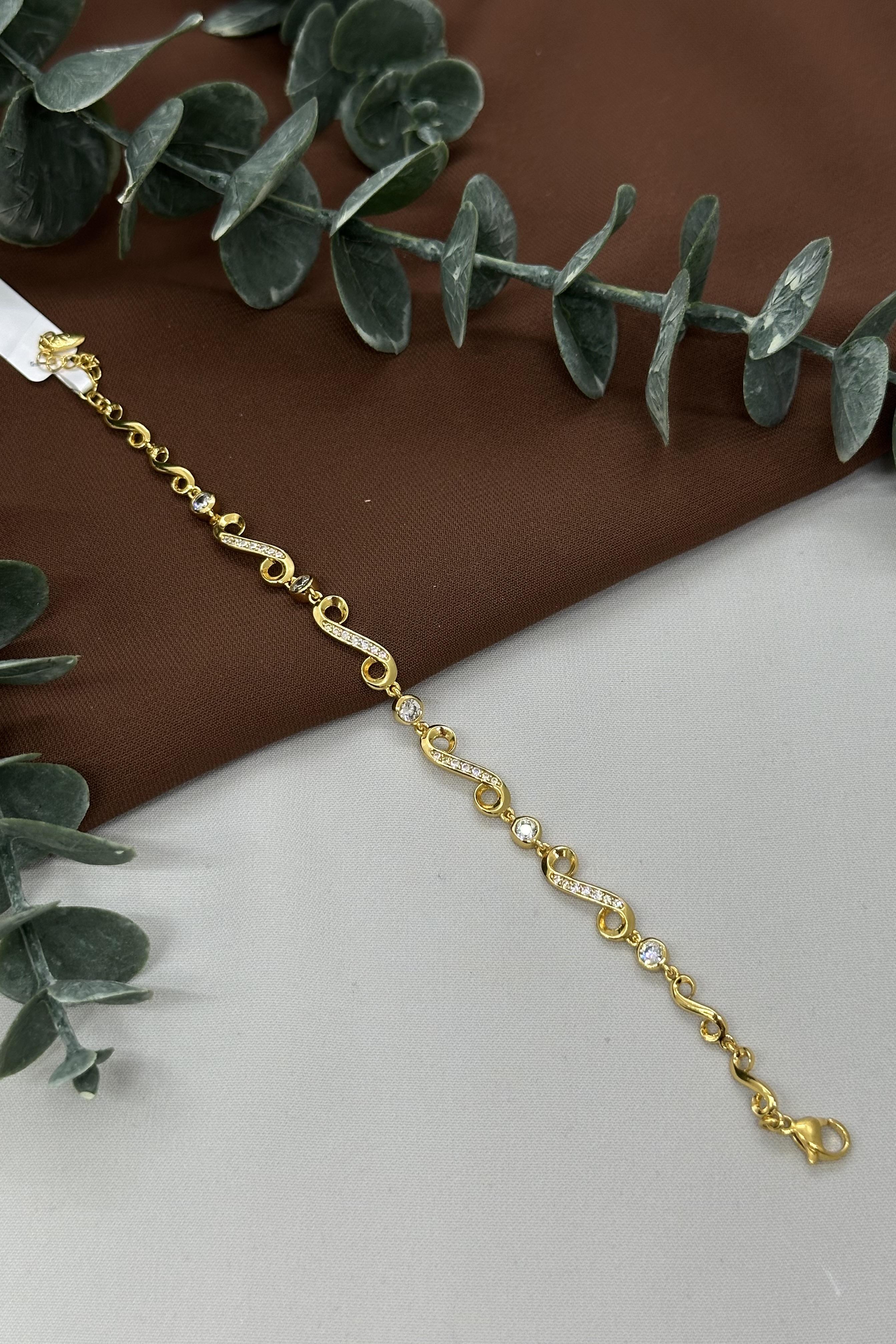 Sonsuzluk Gold Vıp Bileklik