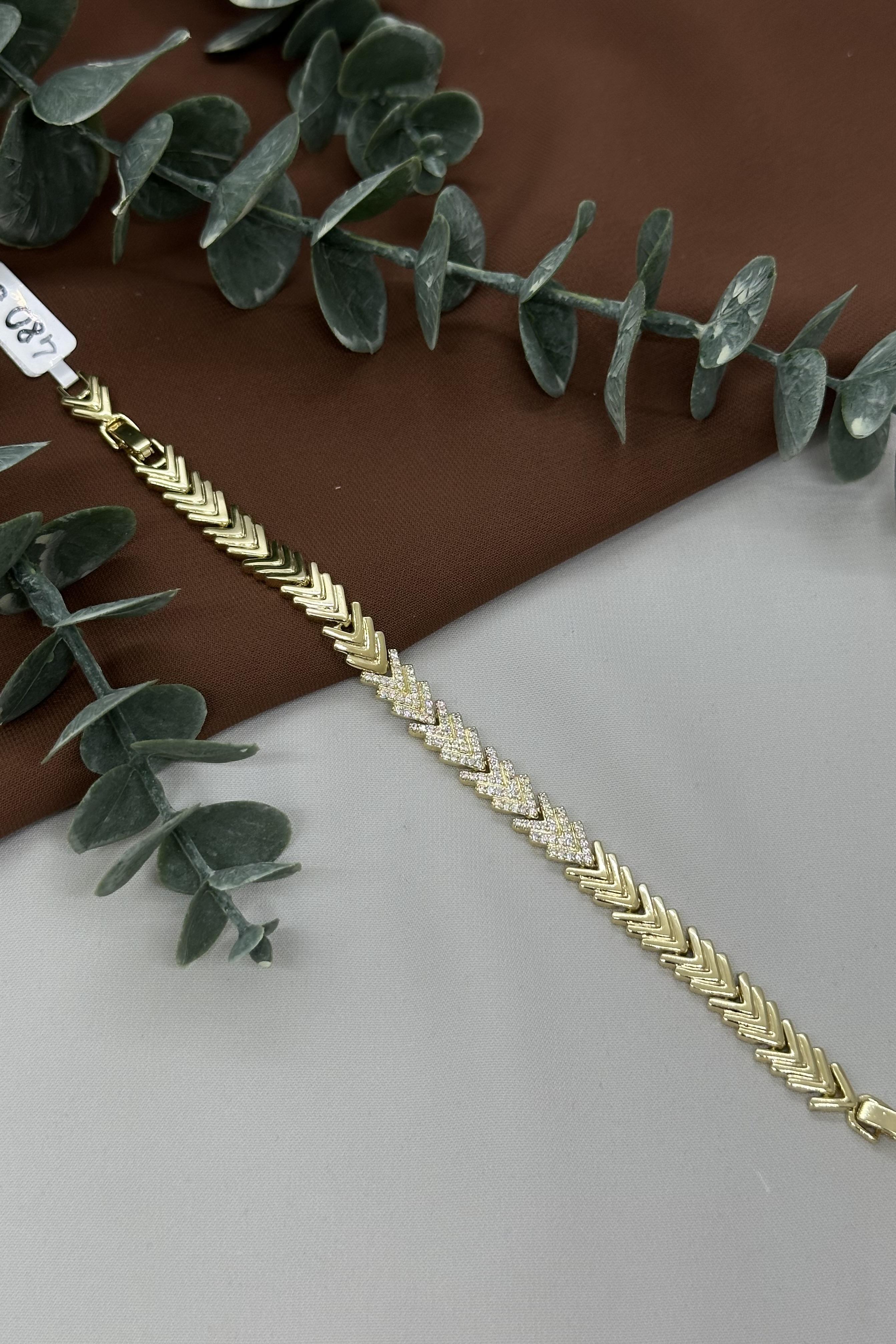 Başak Model Gold Vıp Bileklik