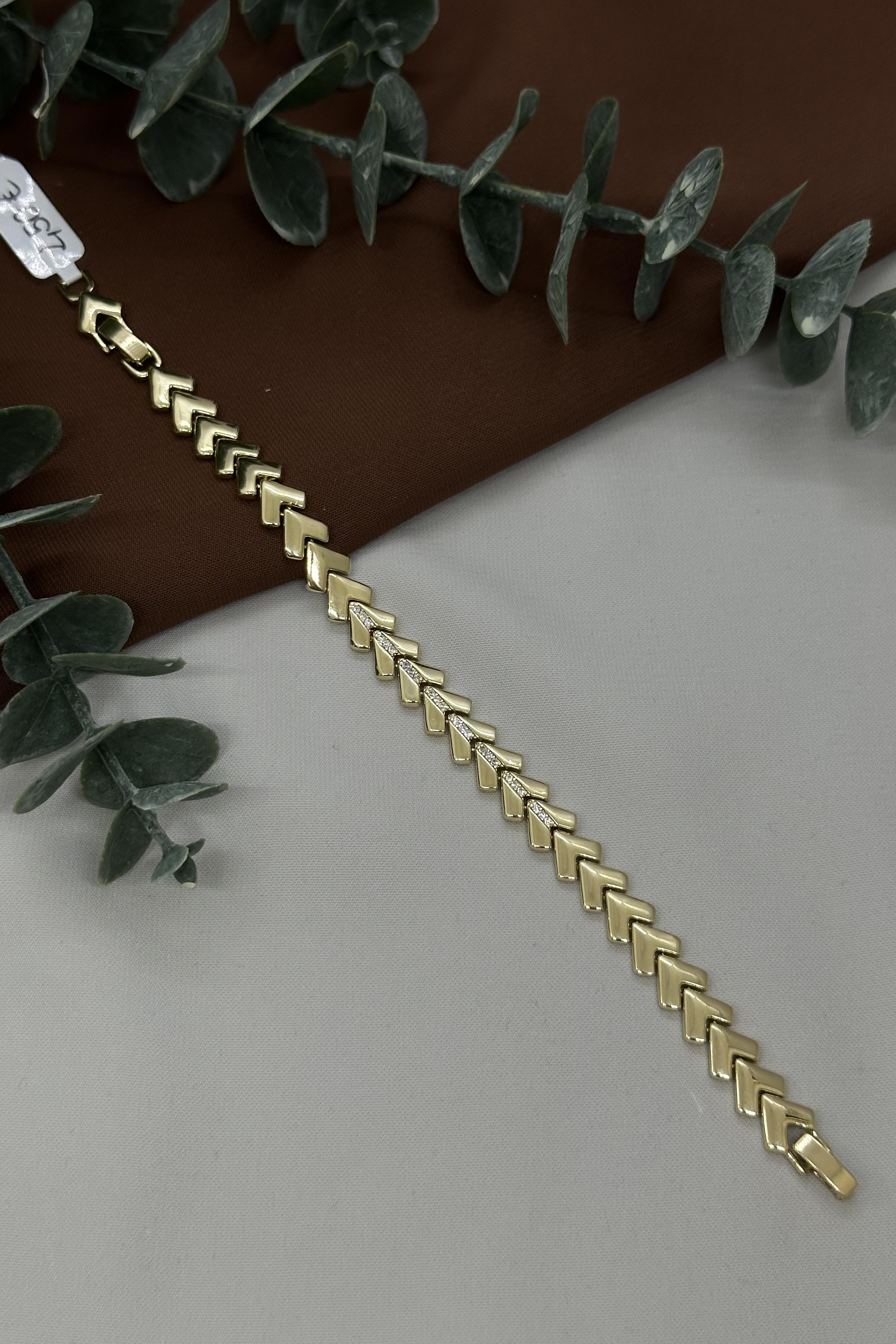 Başak Model Gold Vıp Bileklik