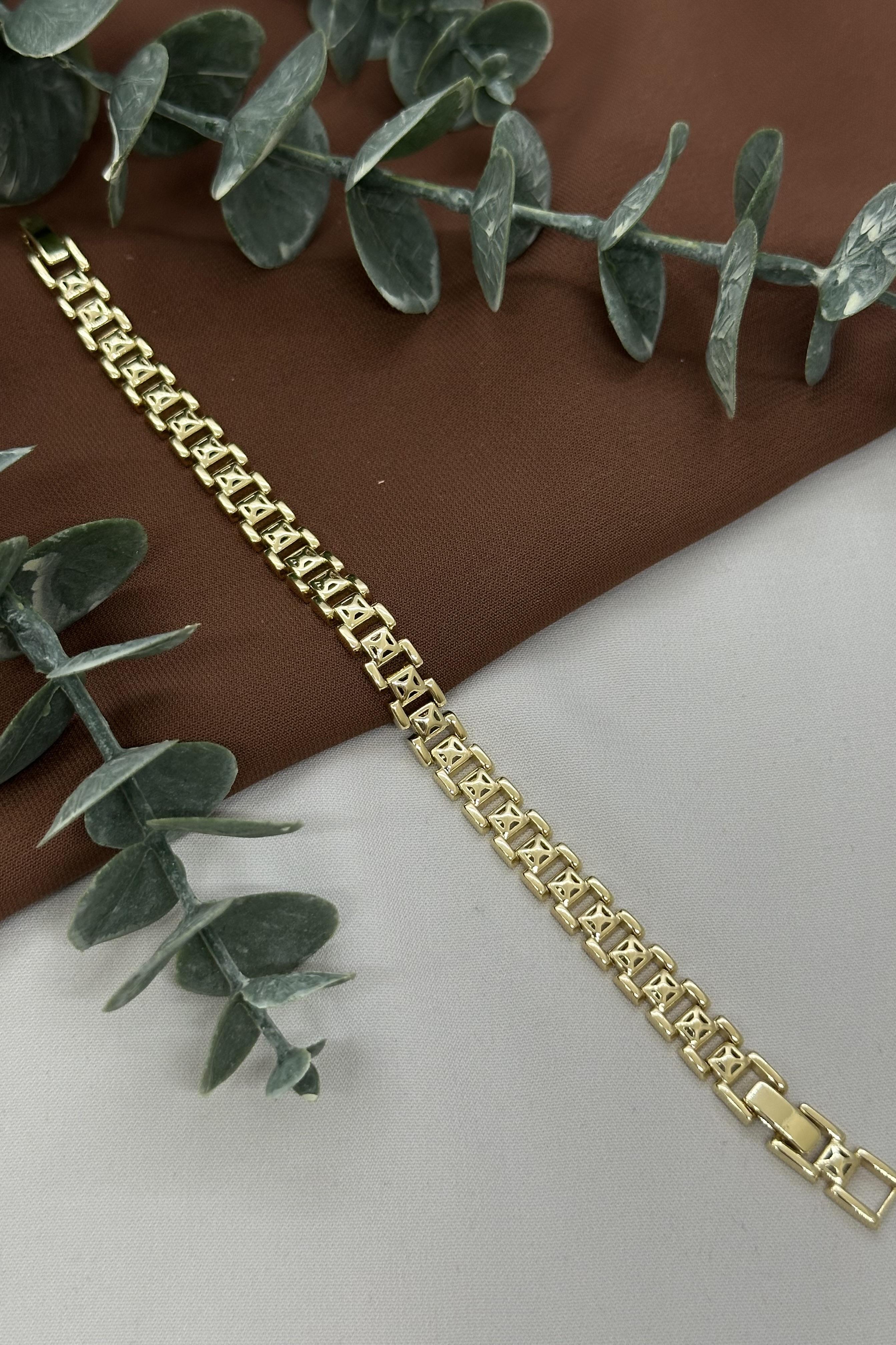 Kordon Model Gold Vıp Bileklik