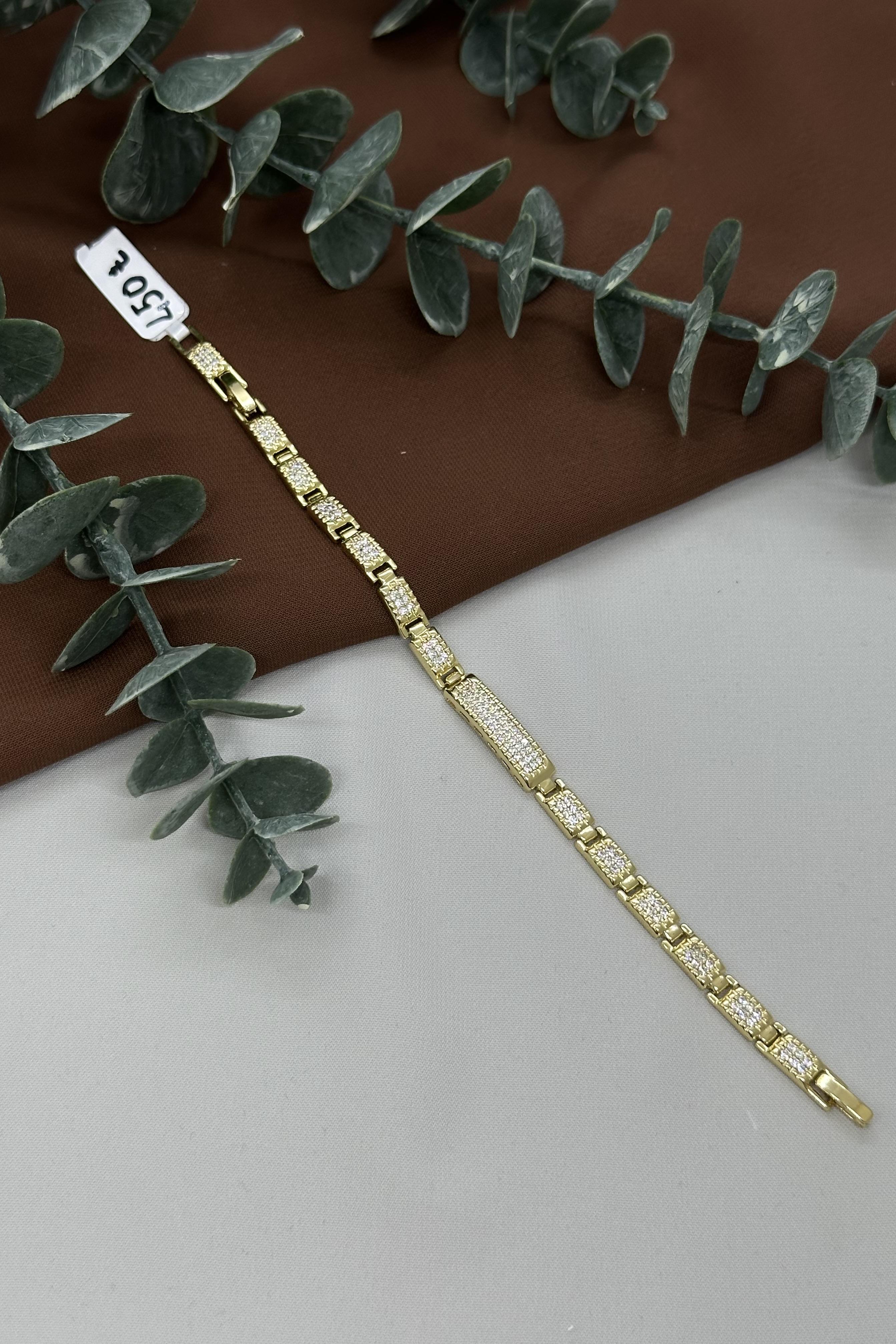 Kordon Model Gold Vıp Bileklik