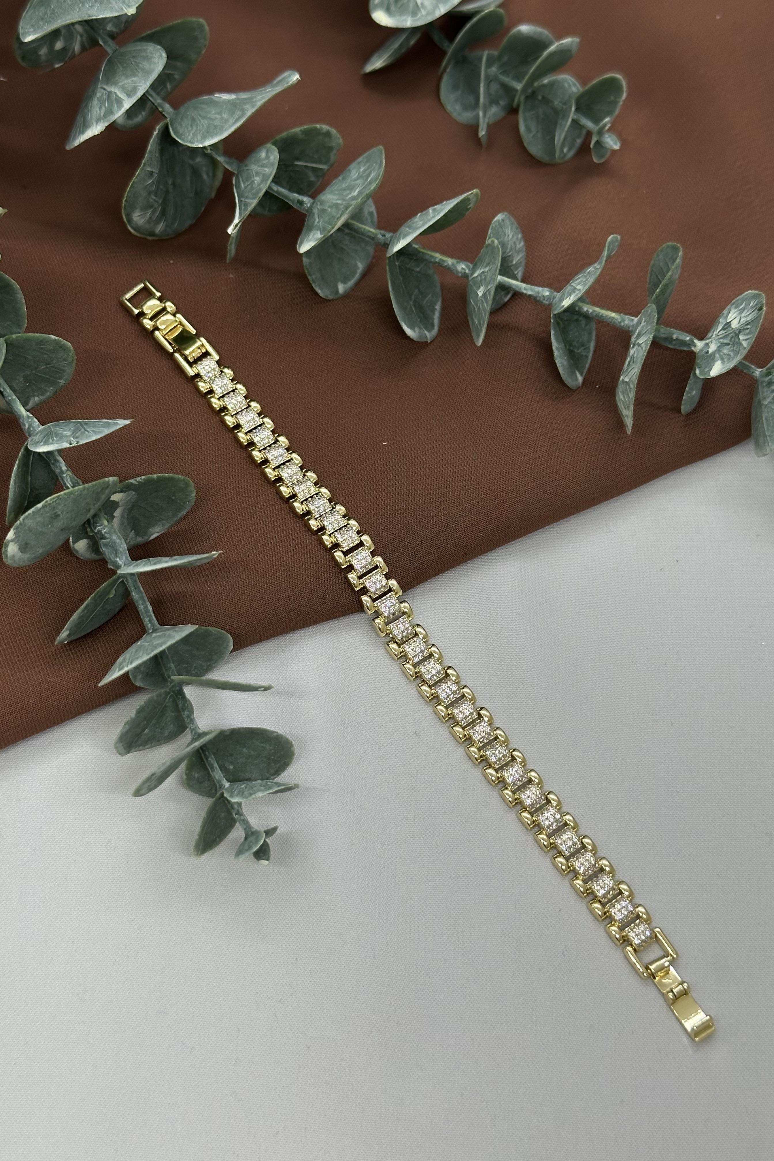 Kordon Model Gold Vıp Bileklik