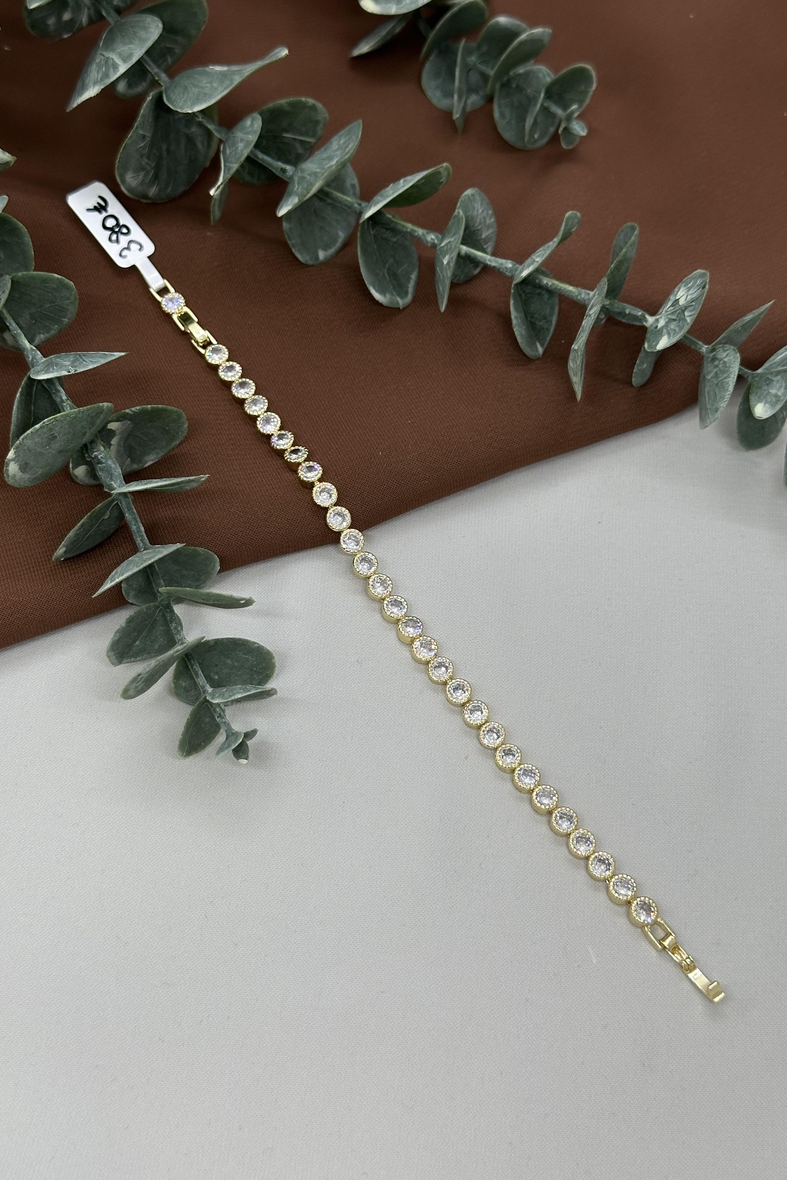 Taşlı Halka Vıp Bileklik