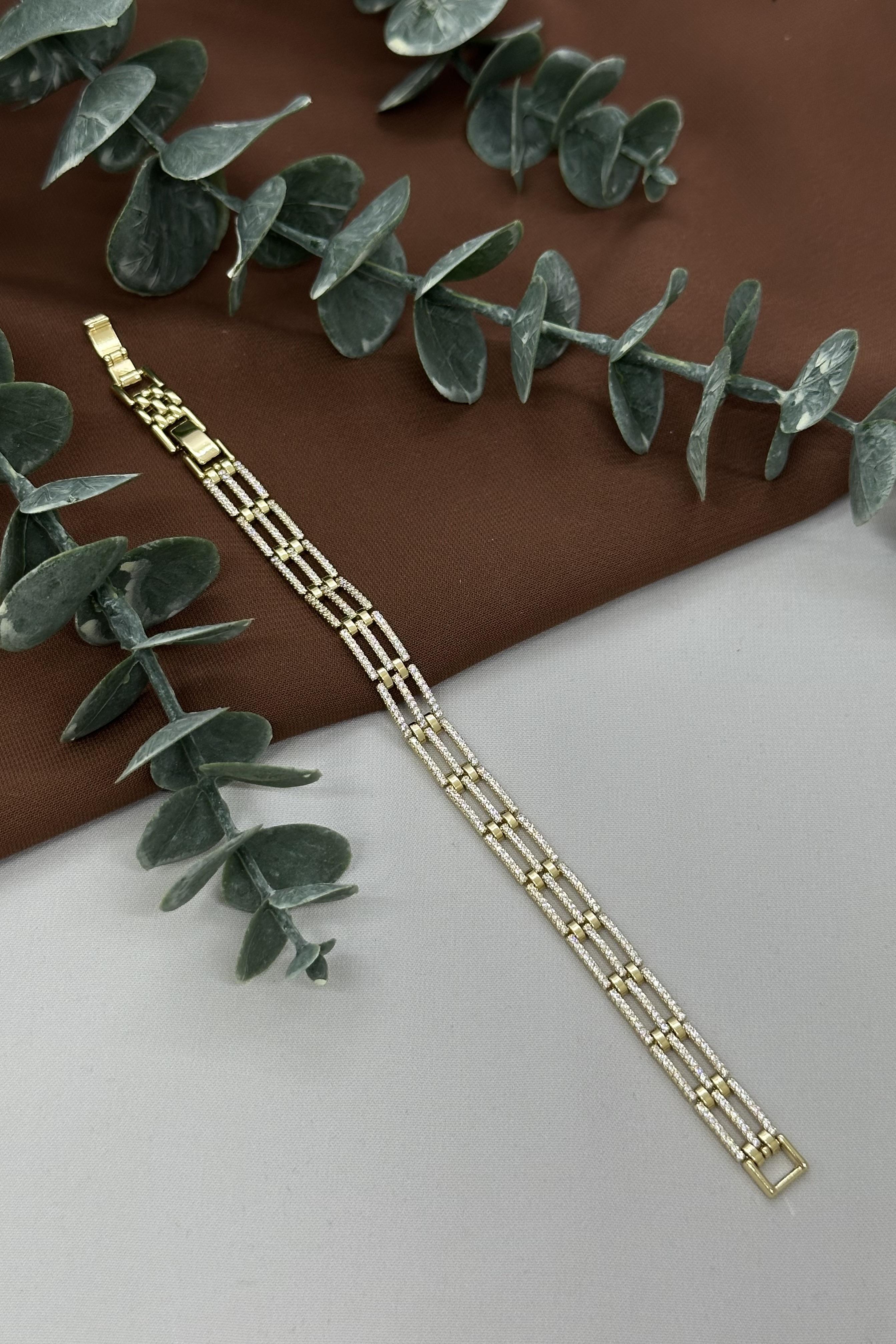 Kaburga Gold Vıp Bileklik