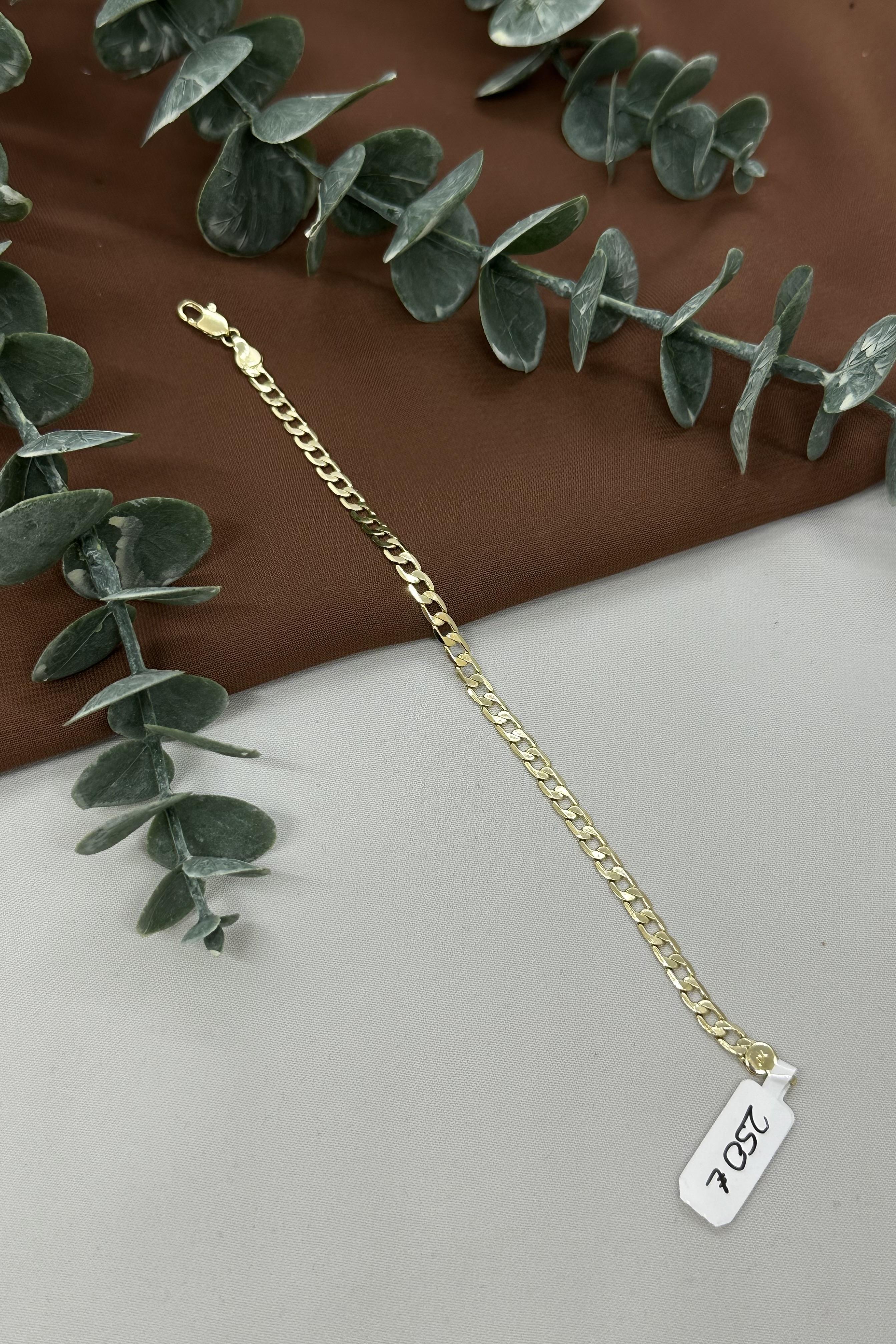 Halka Model Gold Vıp Bileklik