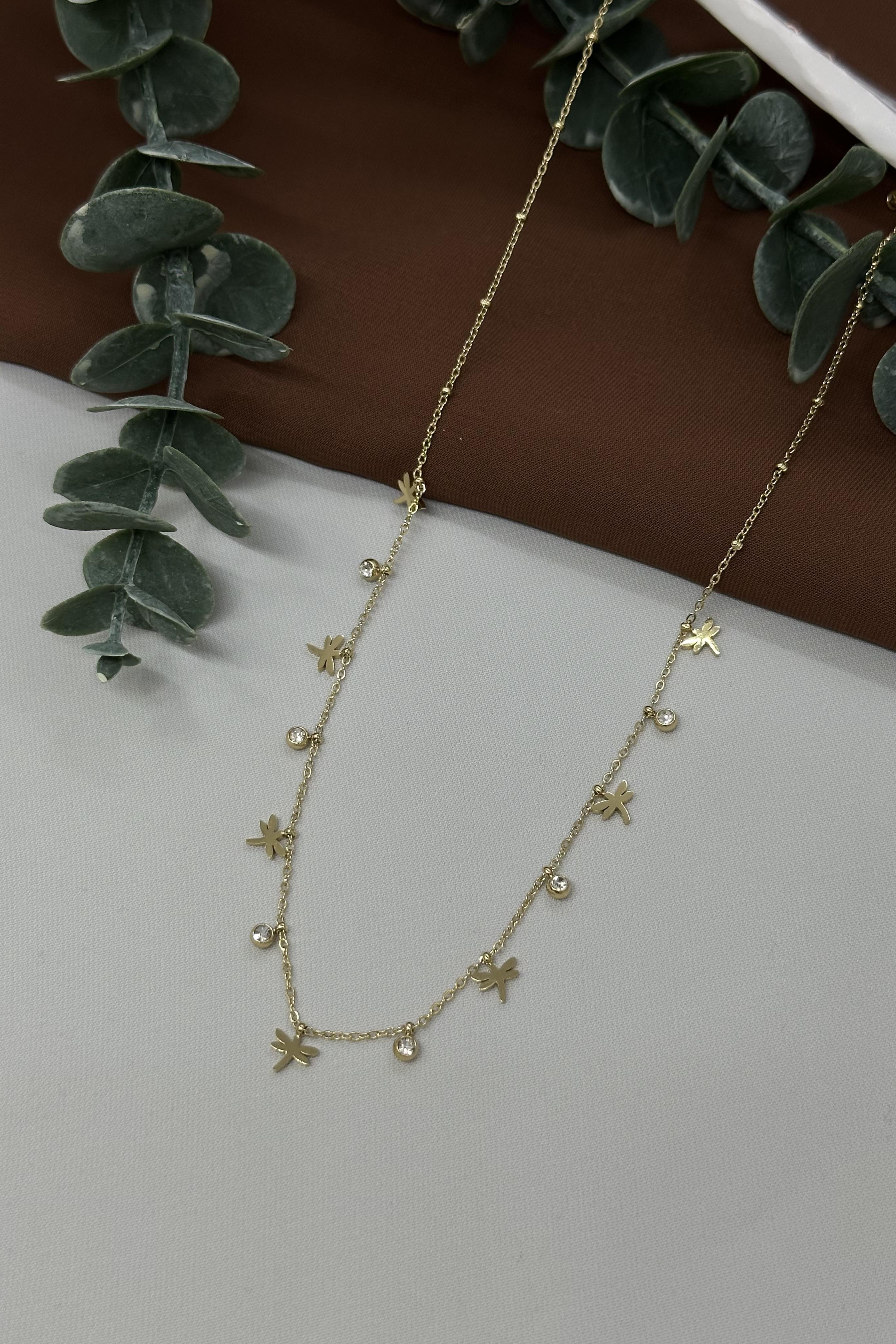 Yusufcuk Gold Çelik Kolye