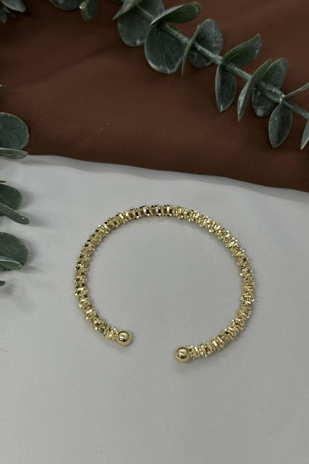 Gold Vıp Kelepçe Bileklik