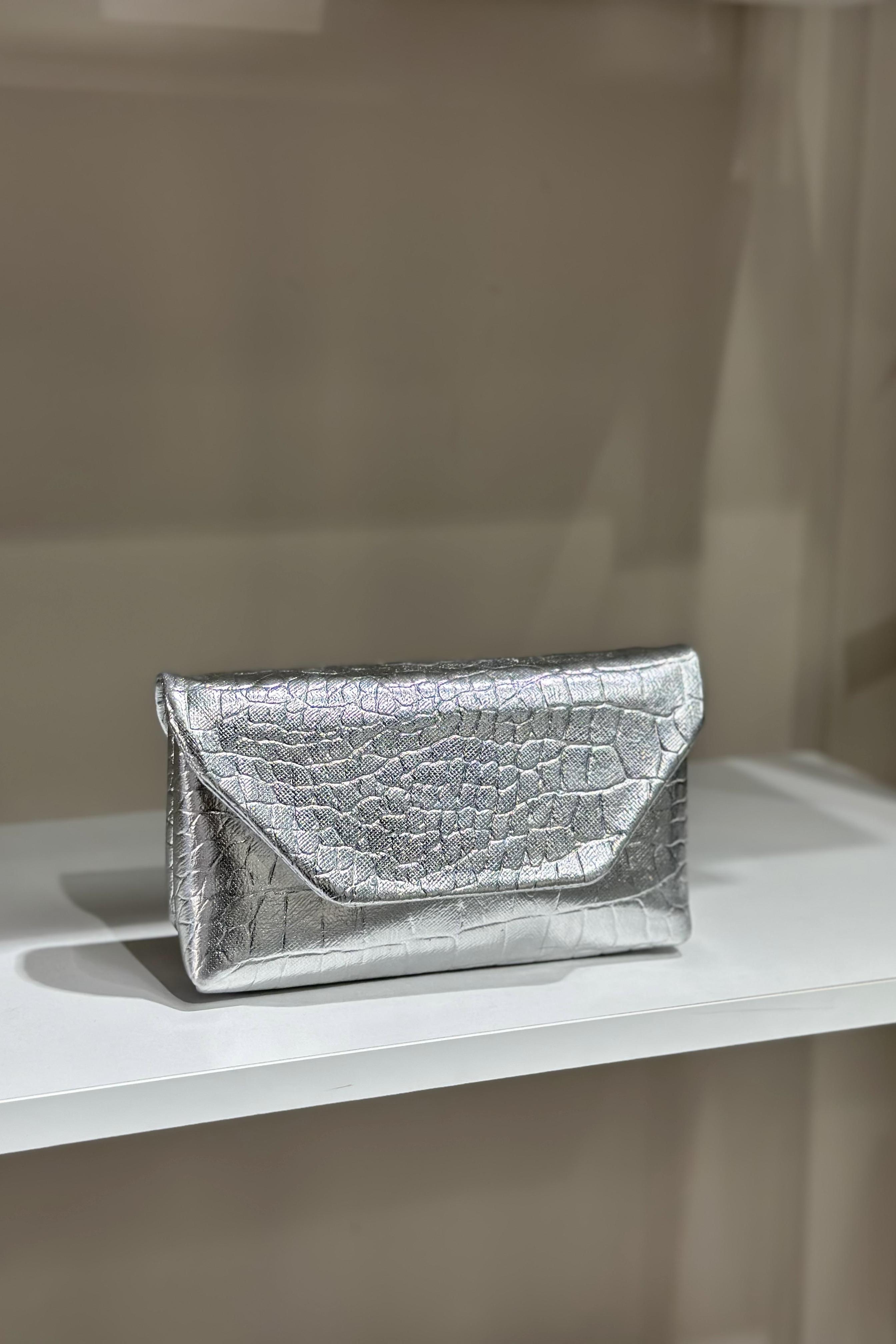 Gümüş Abiye Çanta