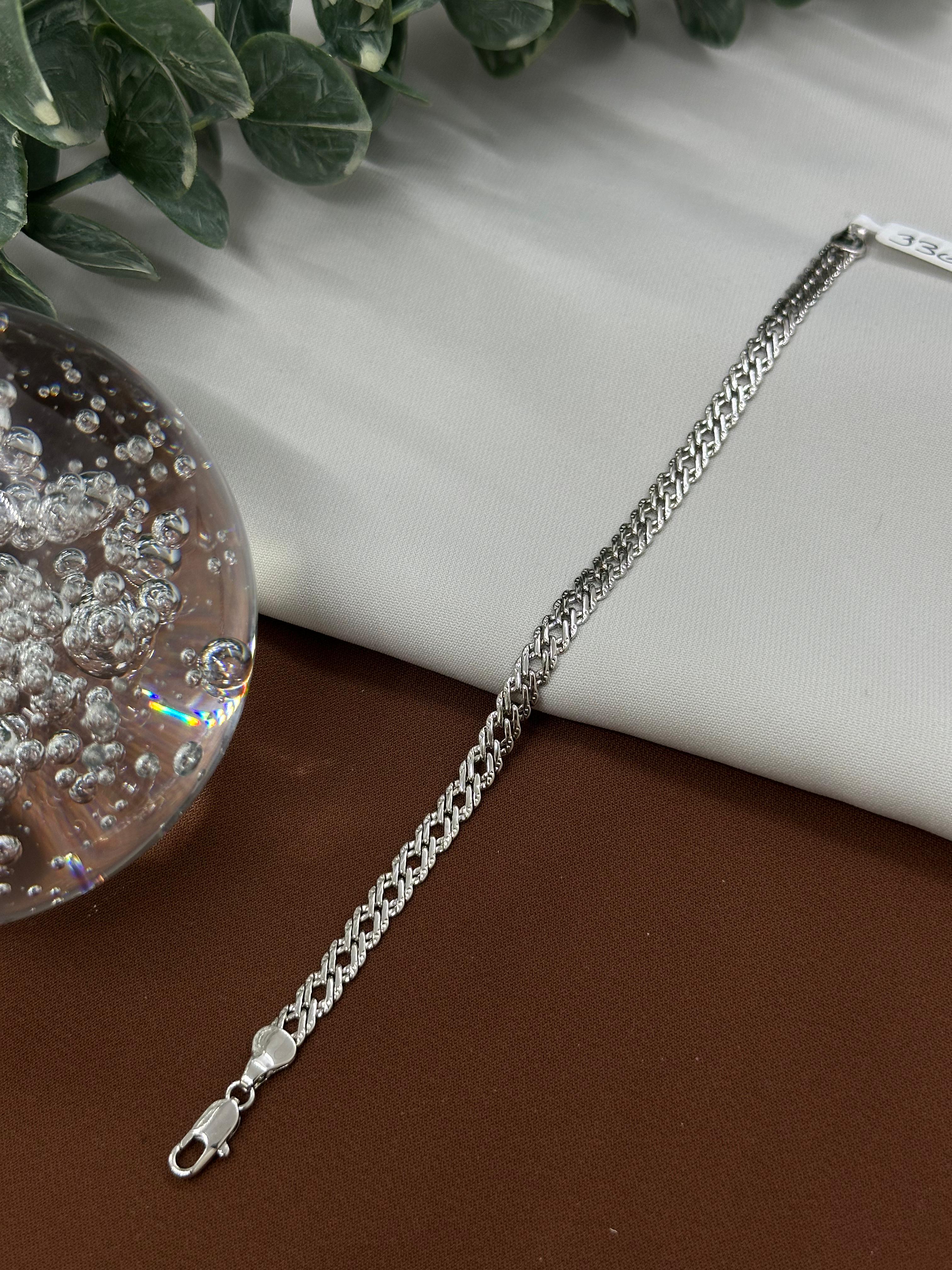 Çift Halka Sılver Vıp Bileklik