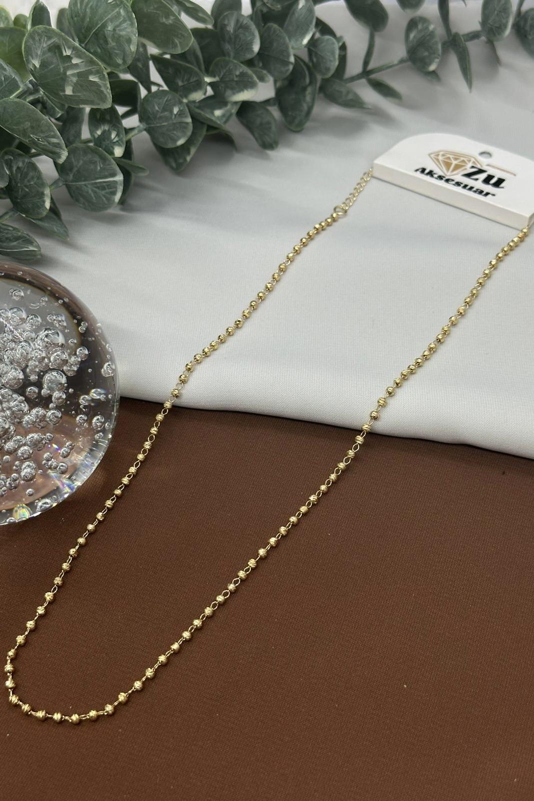 Kalpli Taşlı Gold Vıp Bileklik