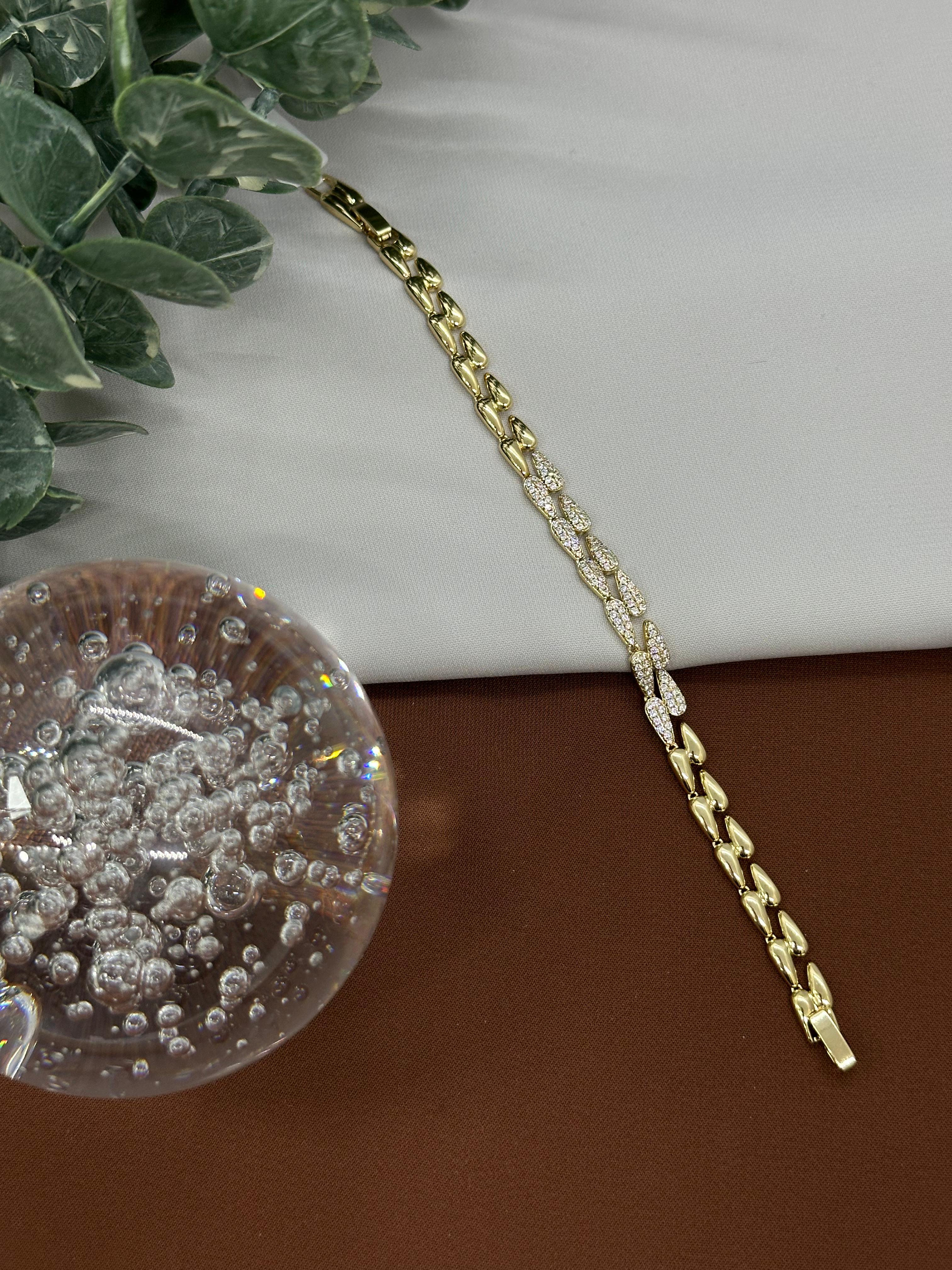 Damla Model Gold Vıp Bileklik