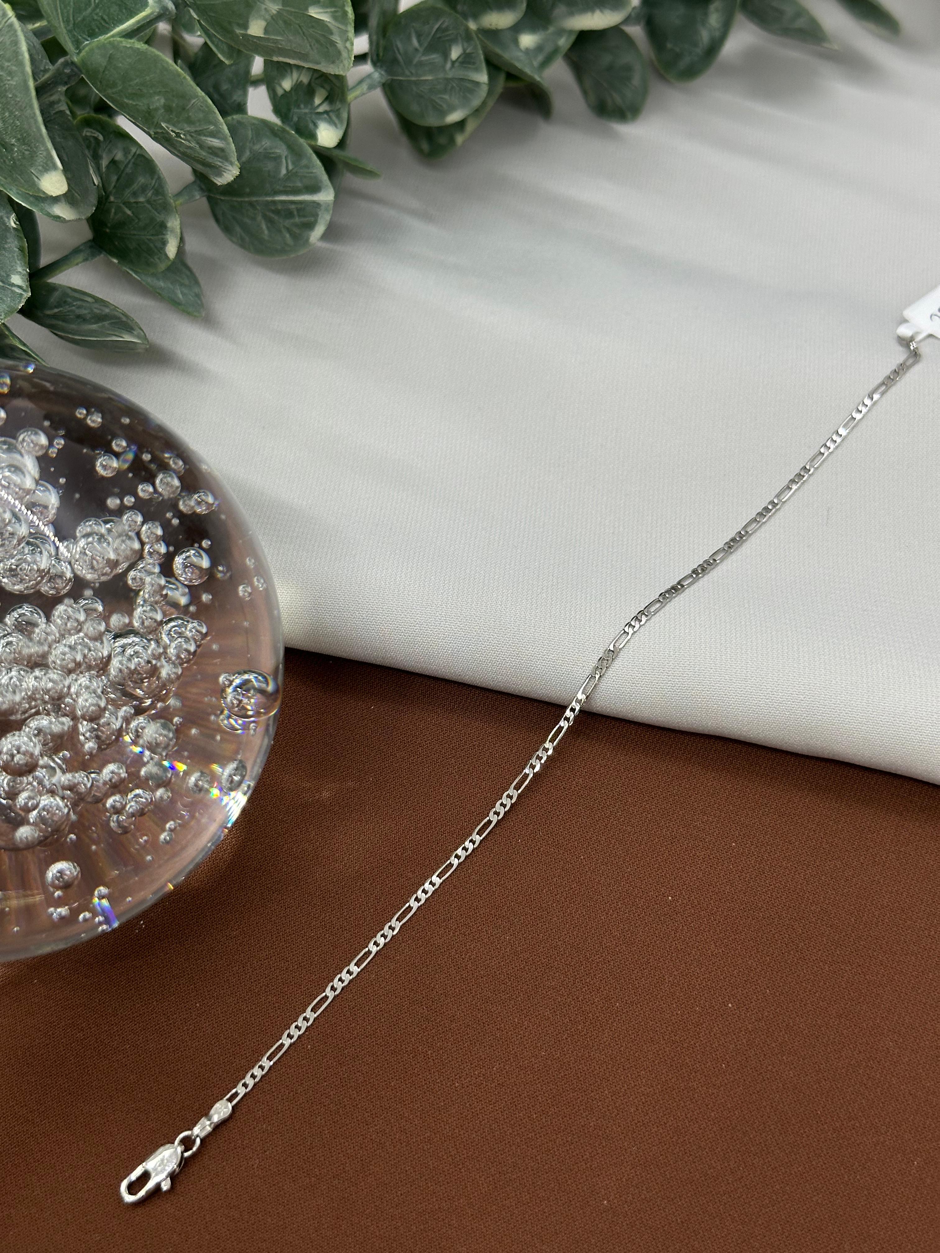 İnce Zincir Sılver Vıp Bileklik