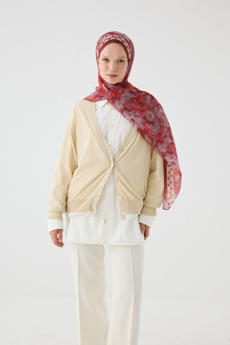 Petra Rami Şal - Bordo