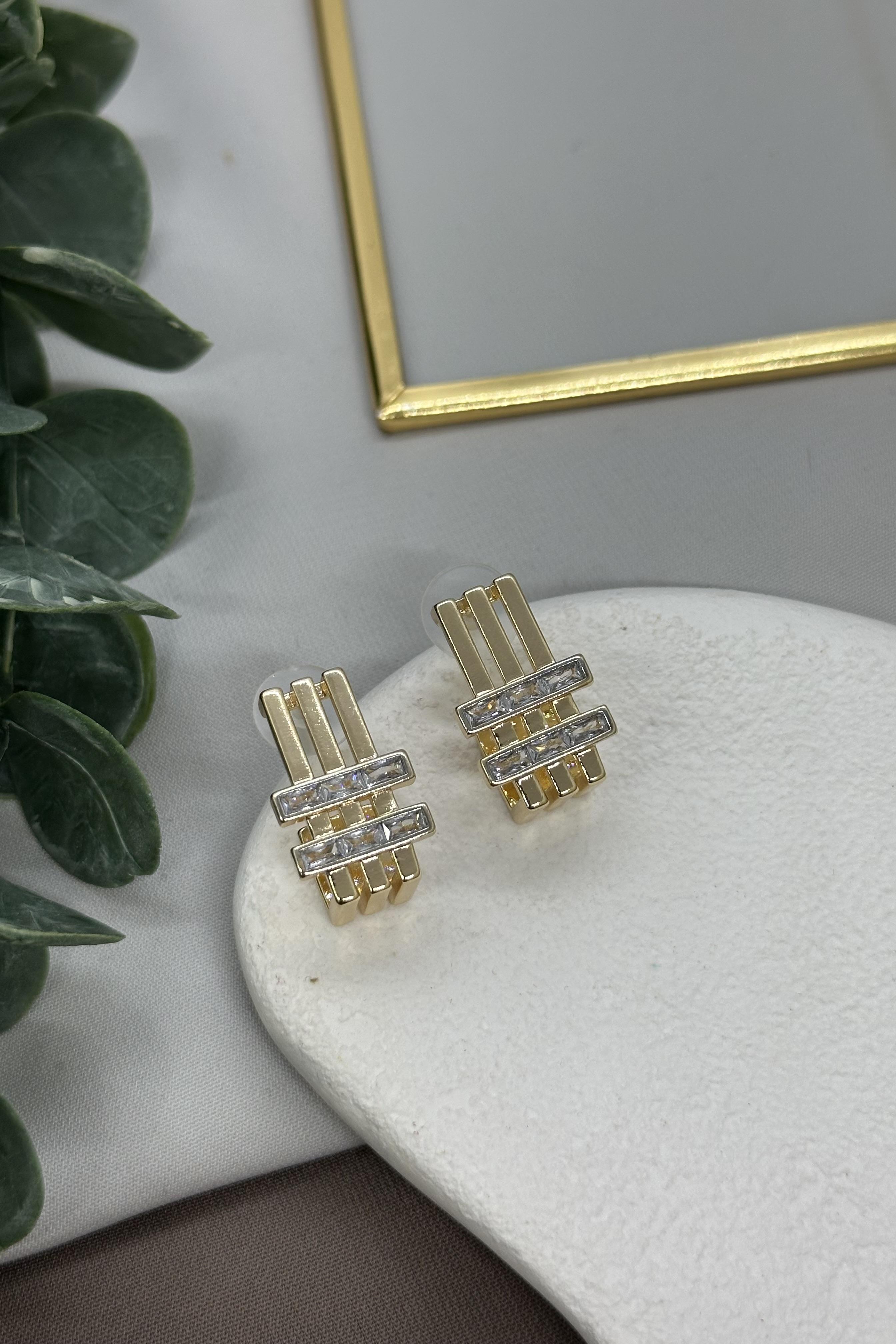 Gold Vıp Tasarım Küpe