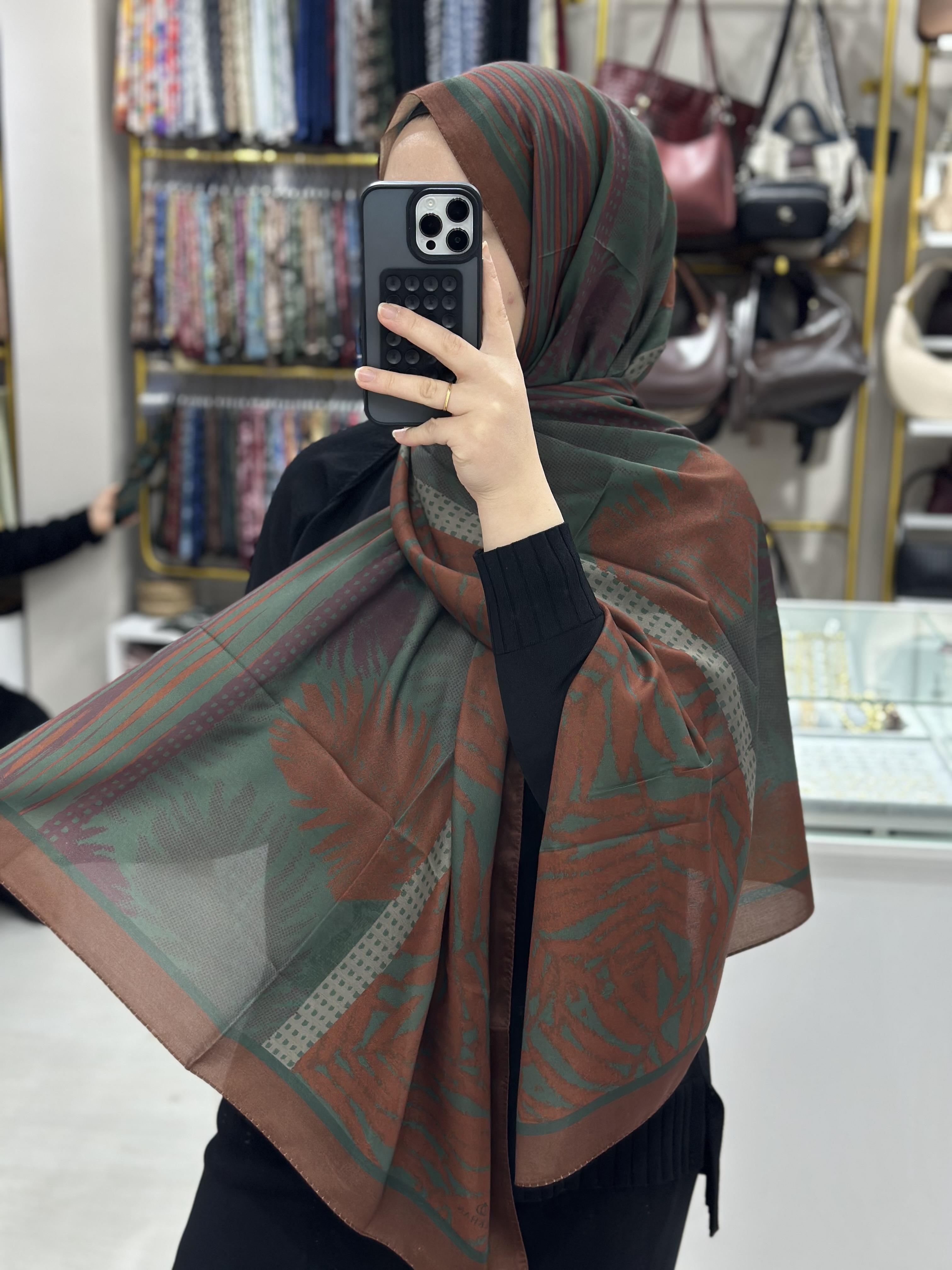 İpekhan Taba-Yeşil Soft Şal