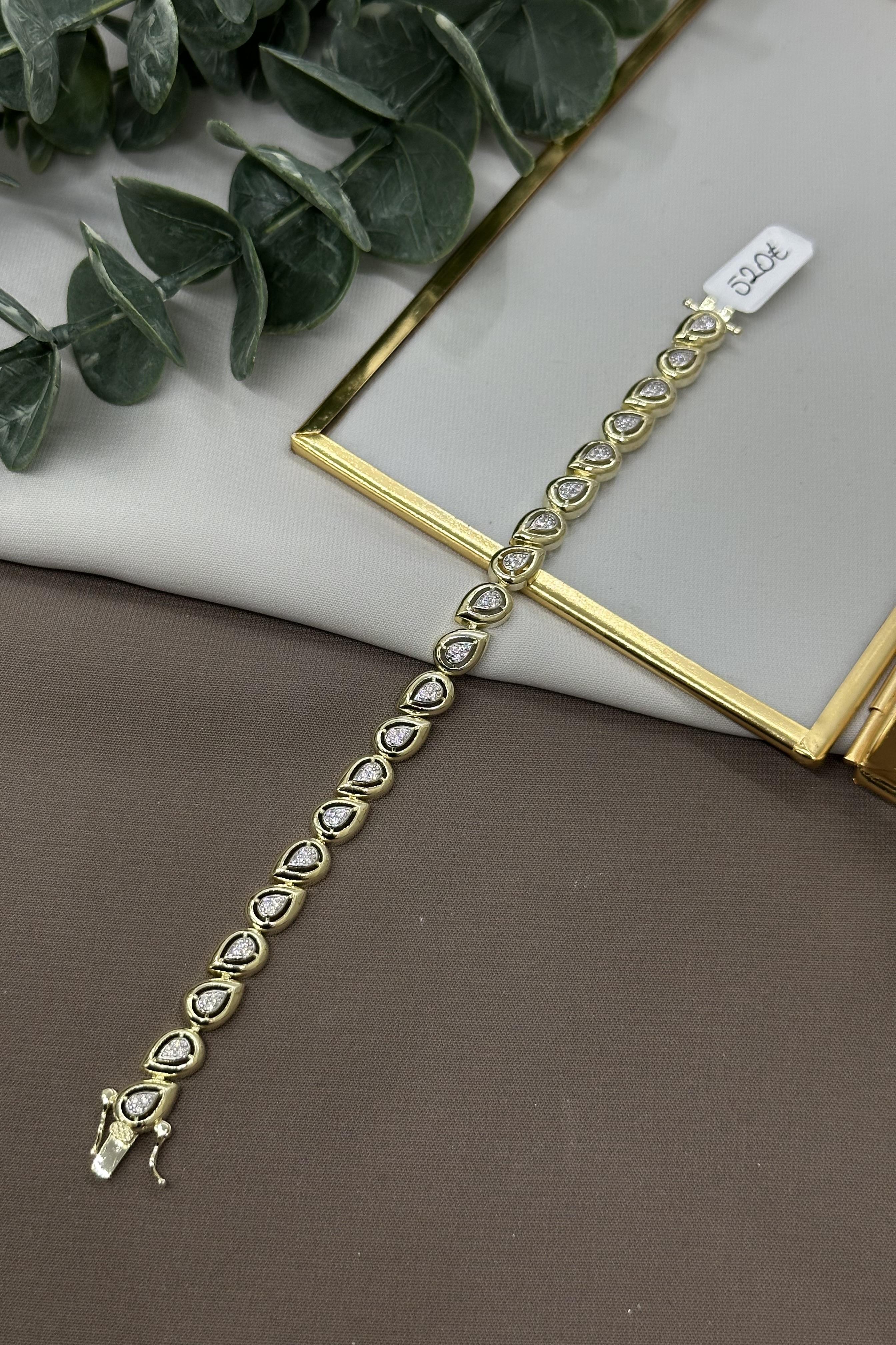 Damla Model Gold Vıp Bileklik