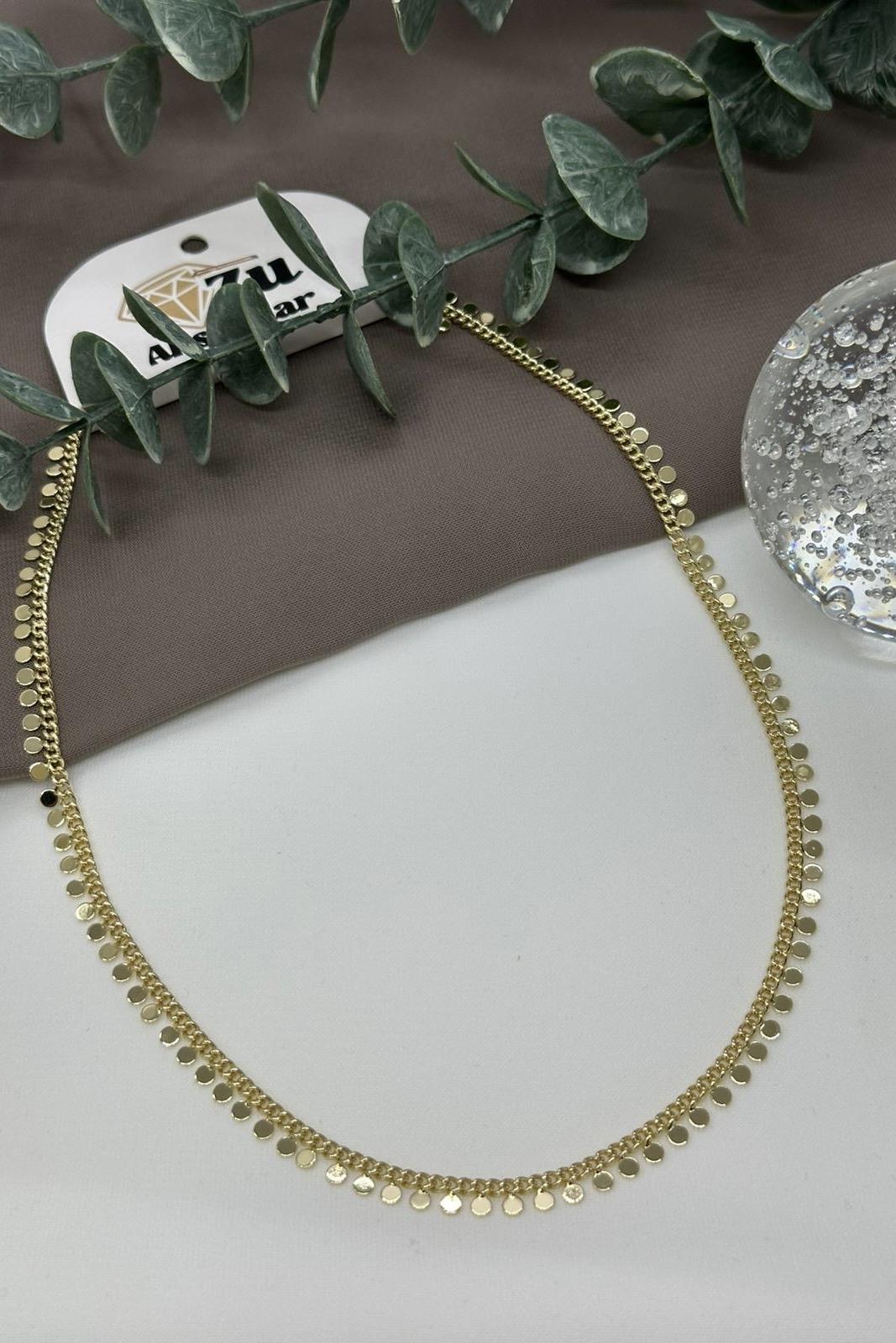 Top Sallantılı Gold Vıp Kolye