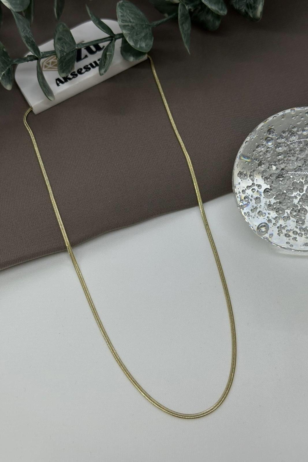 Ezme Zincir Gold Vıp Kolye