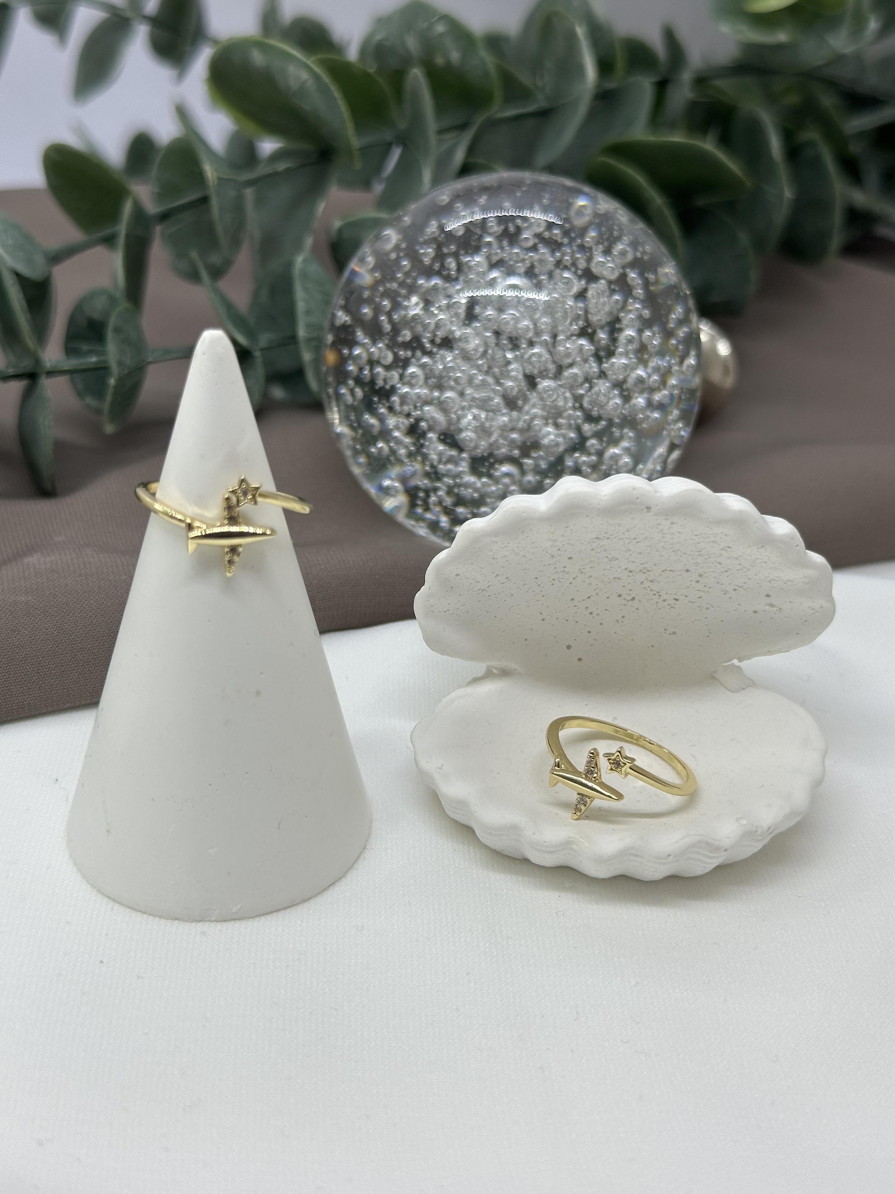 Uçaklı Gold Vıp Yüzük