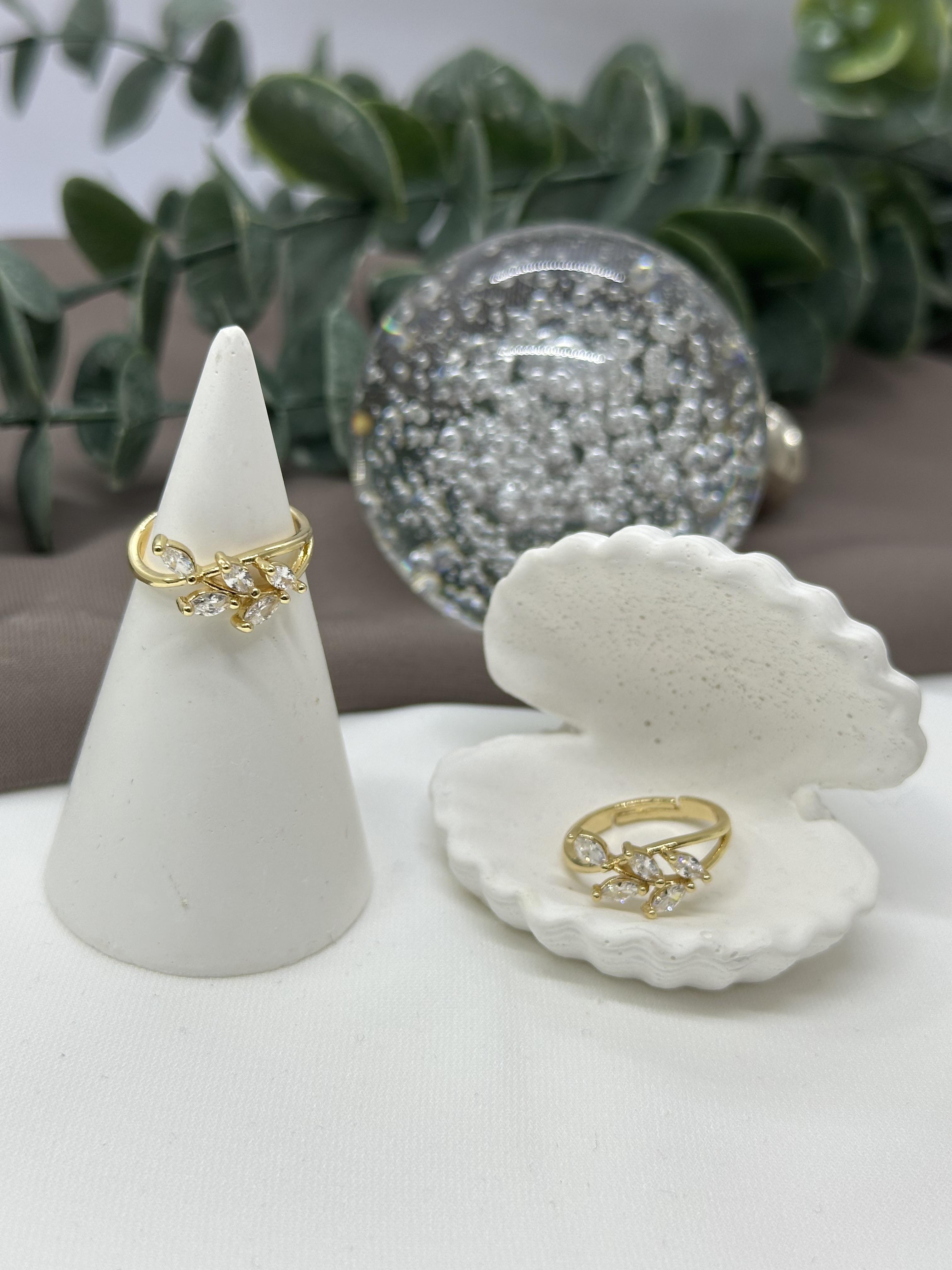 Taşlı Sarmal Model Gold Vıp Yüzük