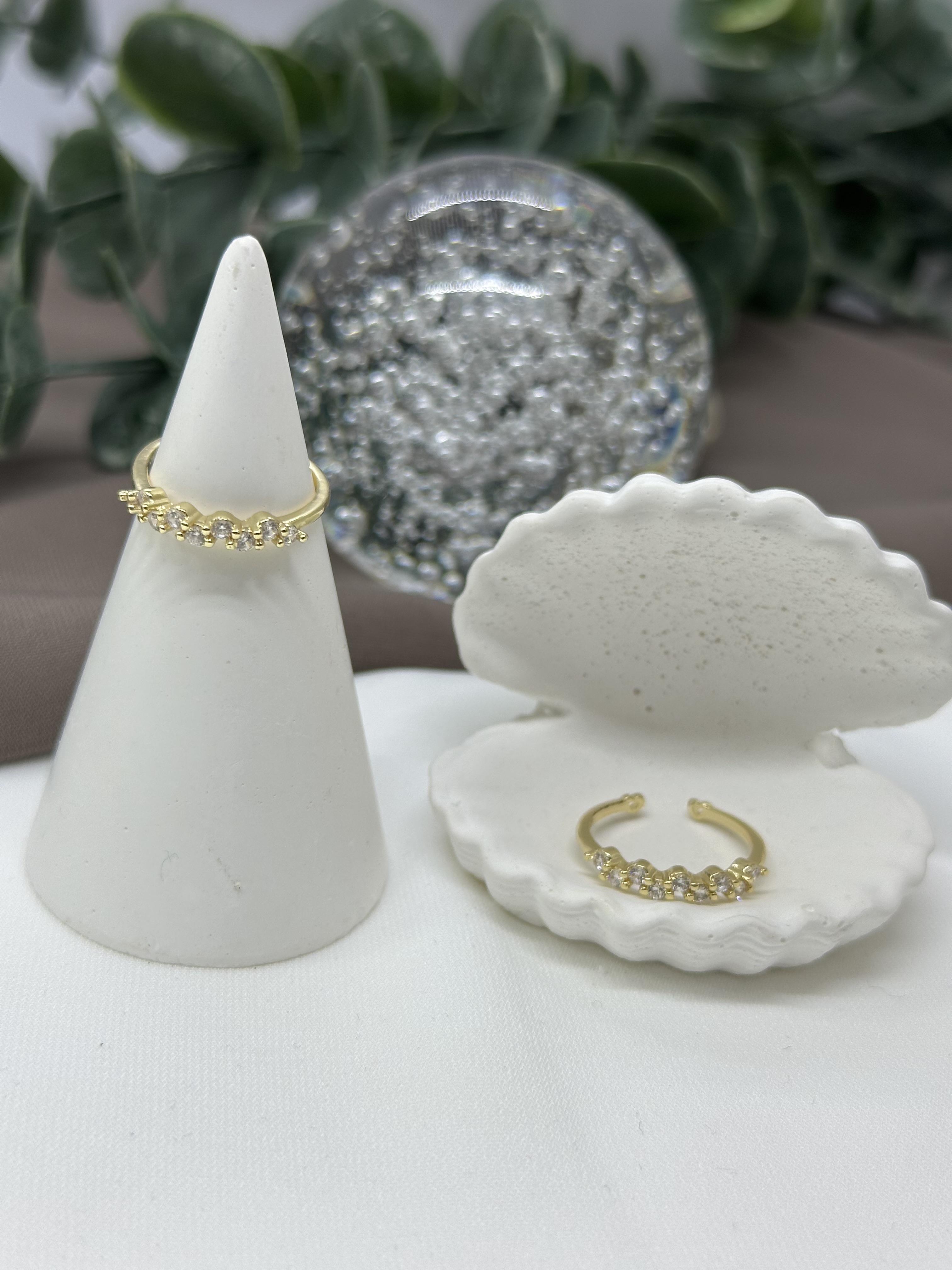 Taşlı Gold Vıp Yüzük