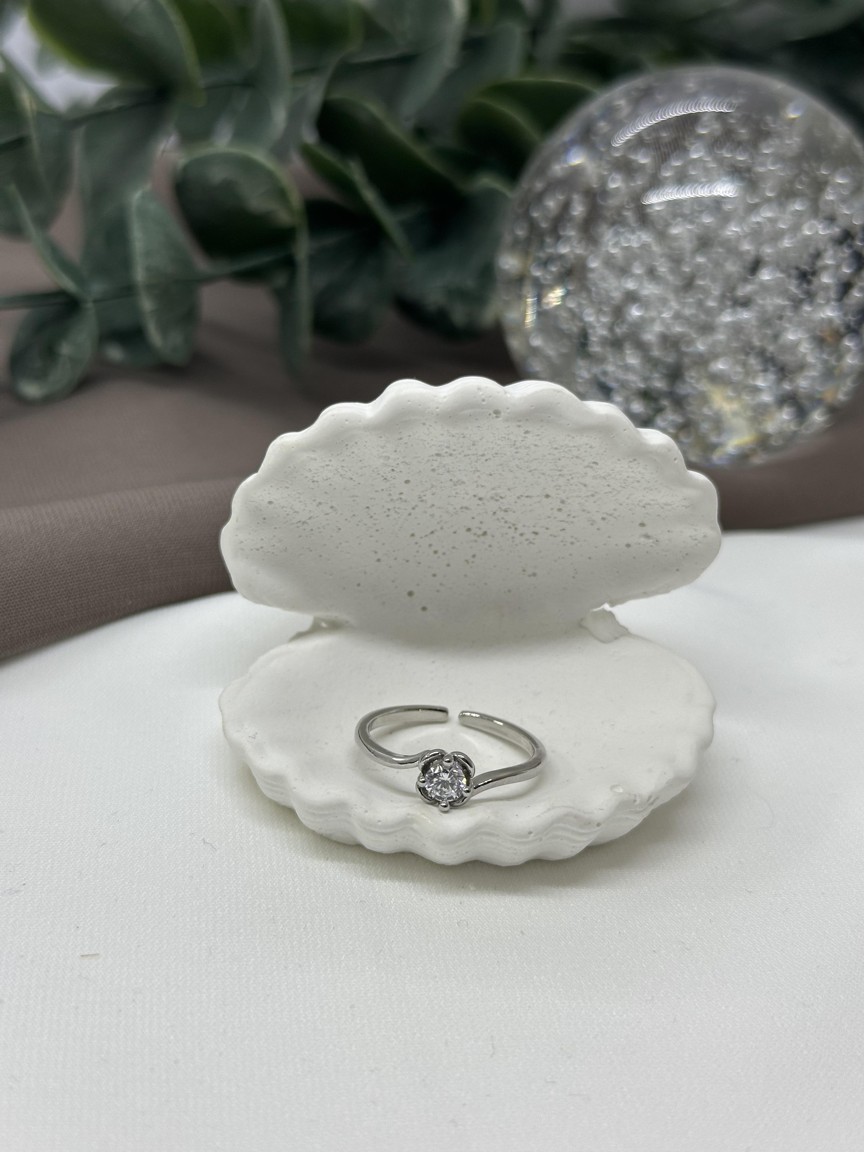 Taşlı Sılver Vıp Yüzük