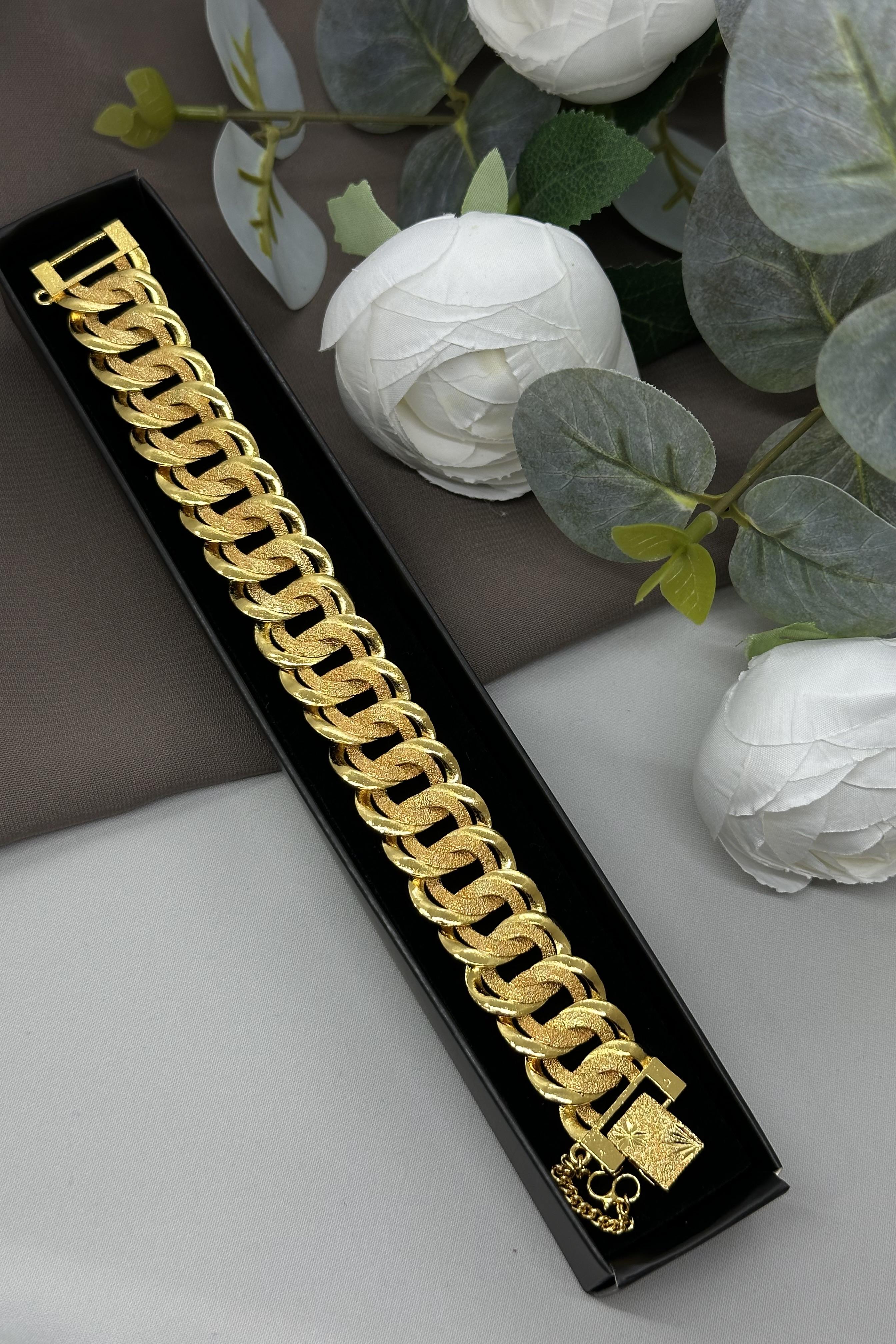 22 Ayar Altın Kaplama Küçük Boy Halka Model Bileklik