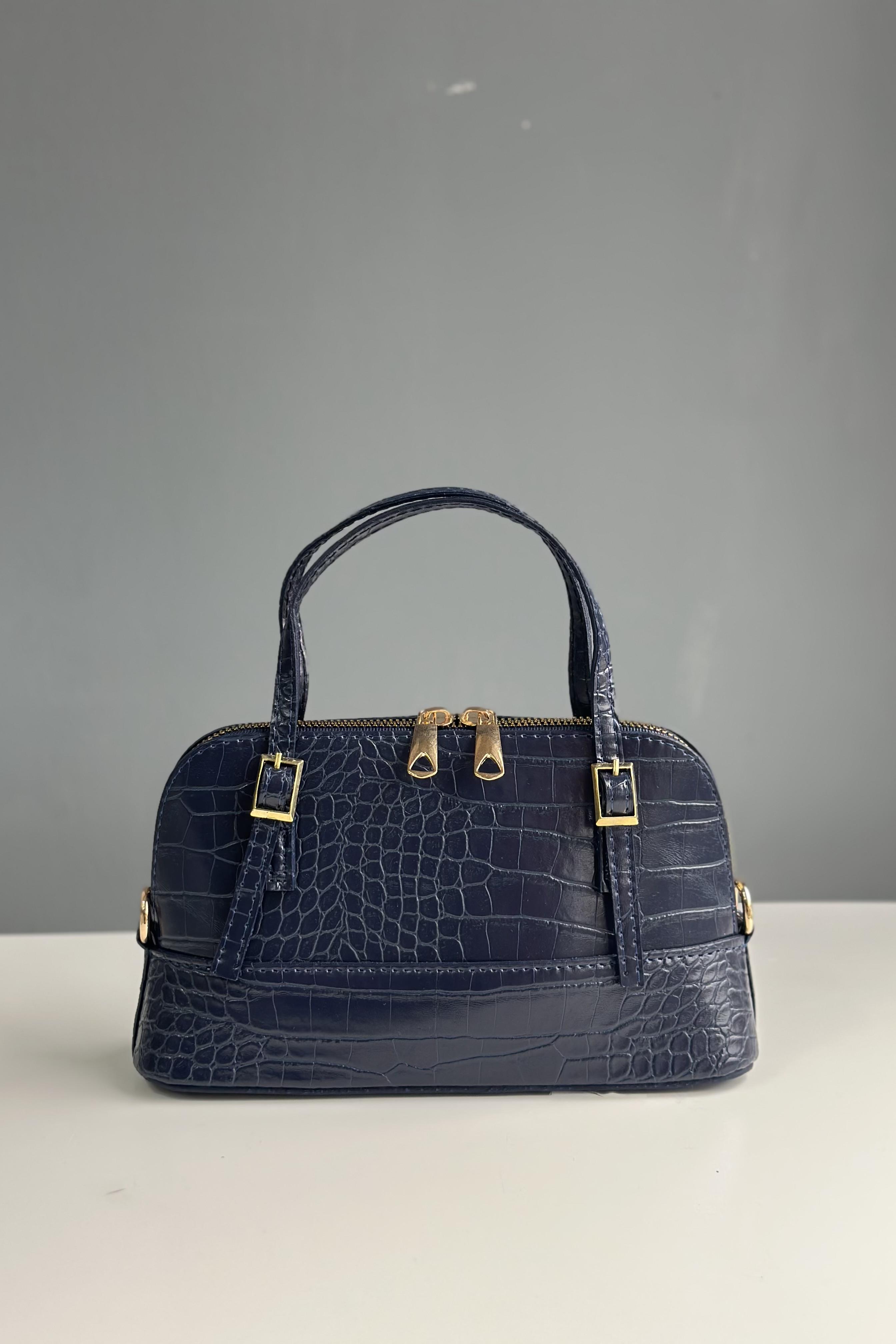 Lacivert El-Omuz-Çapraz Çanta