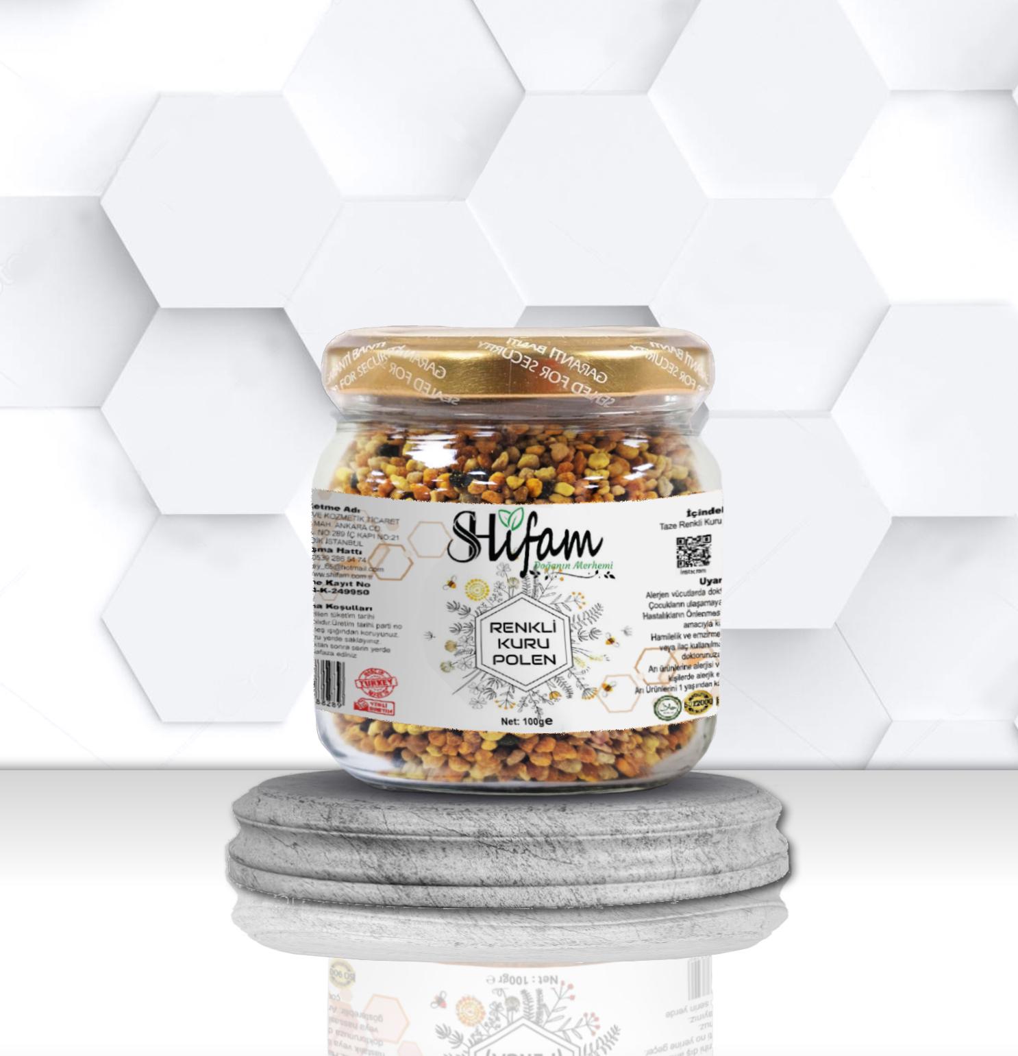 TANELİ RENKLİ KURU POLEN 100gr