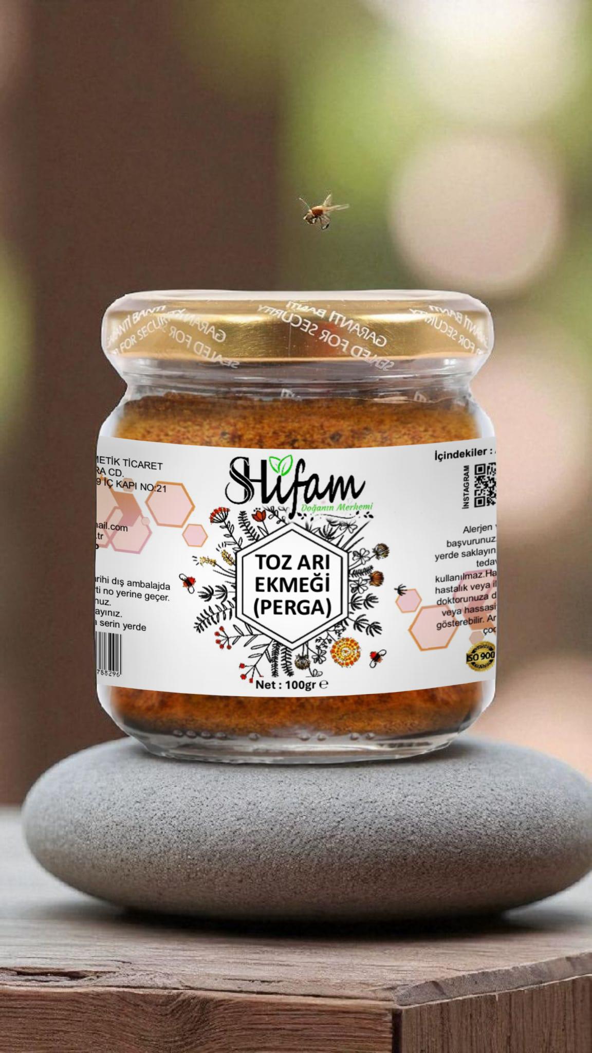 TOZ ARI EKMEĞİ (PERGA) 100gr