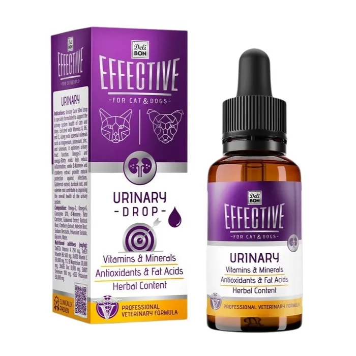 Effective Kedi Ve Köpek Takviye Ürünleri Üriner Sistem Sağlığı 50 Ml