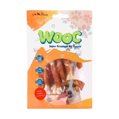 Wooc Tavuk Sargılı Kalsiyum Kemikli Köpek Ödül Maması (80 g)