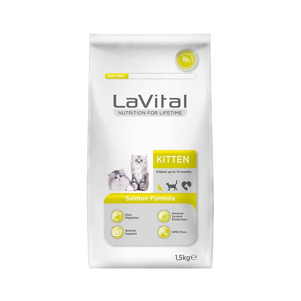 La Vital Kitten Somonlu Yavru Kedi Maması (1,5 kg)