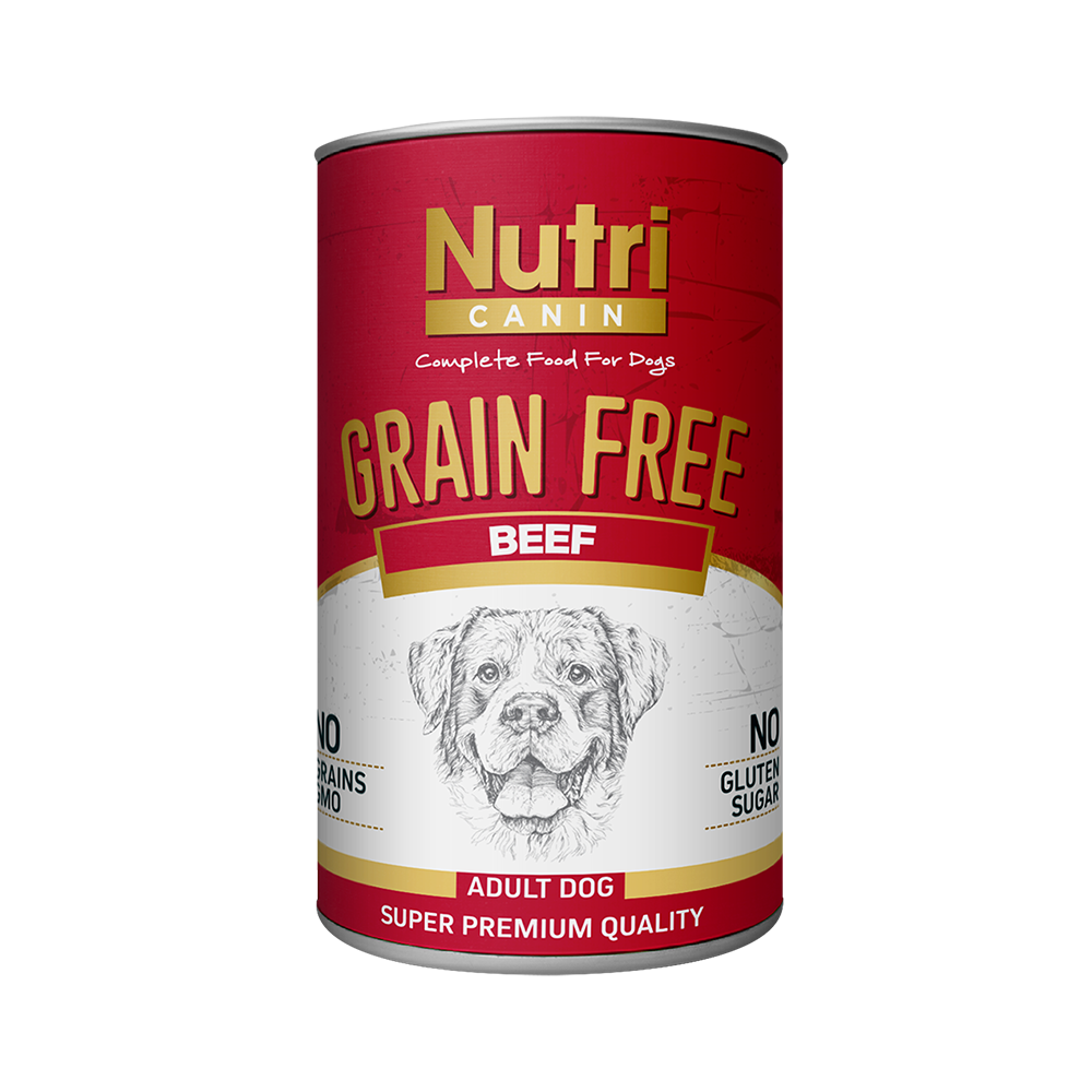 Nutri Canin Tahılsız Biftek Etli ve Patatesli Köpek Konserve Maması (400 g)